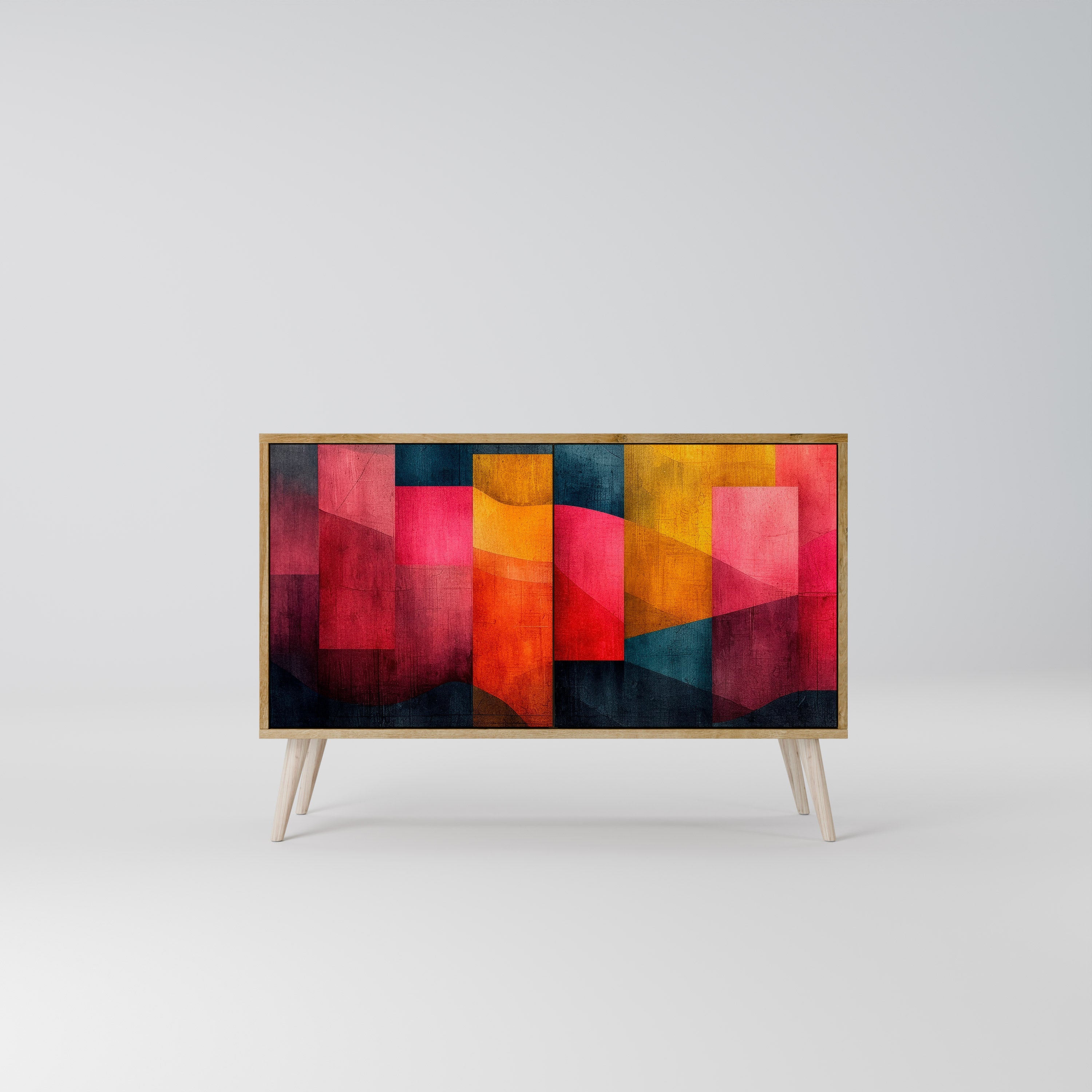 COLORFUL SOUNDS Sideboard mit 2 Türen in Eichenoptik