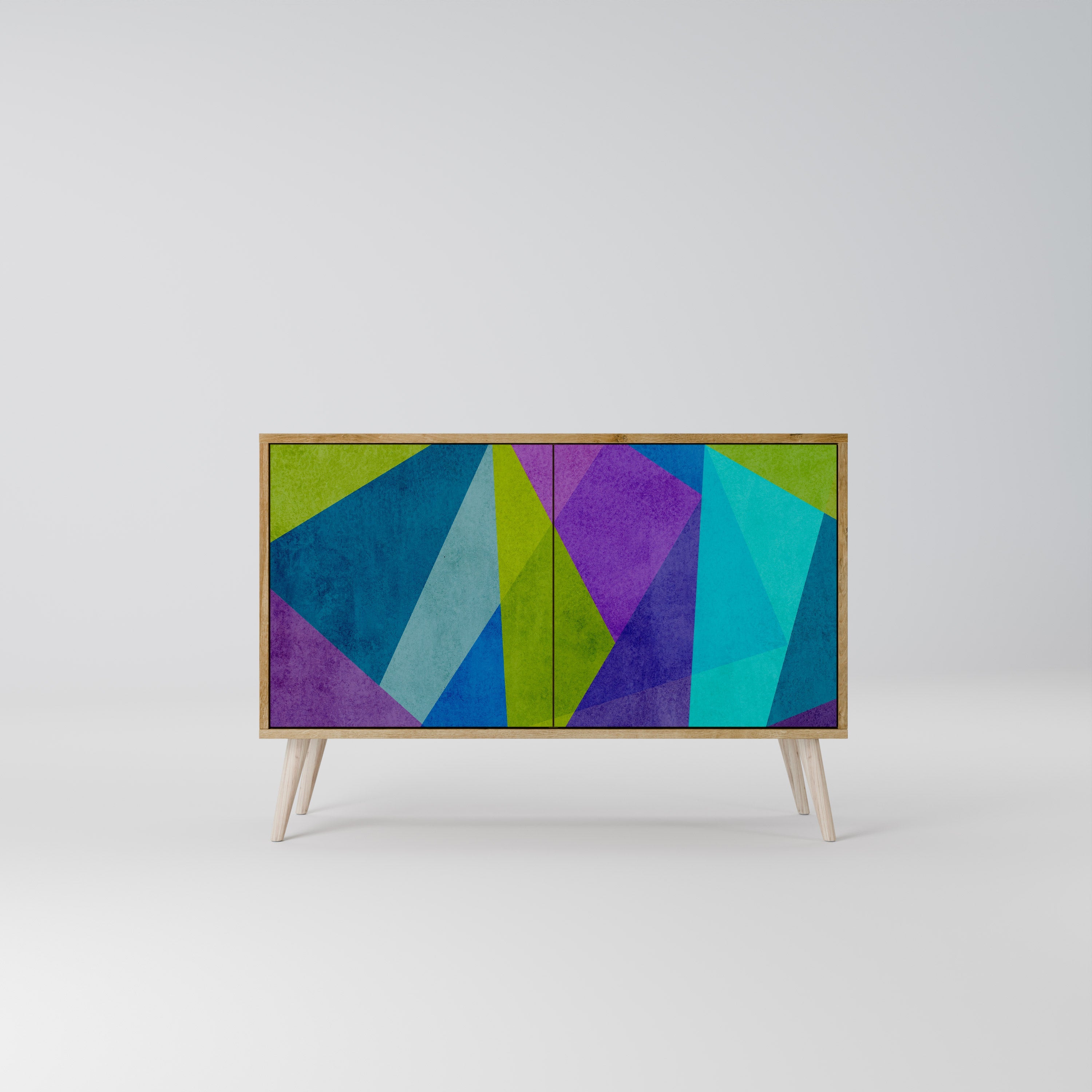 COLD SHOWCASE Sideboard mit 2 Türen in Eichenoptik