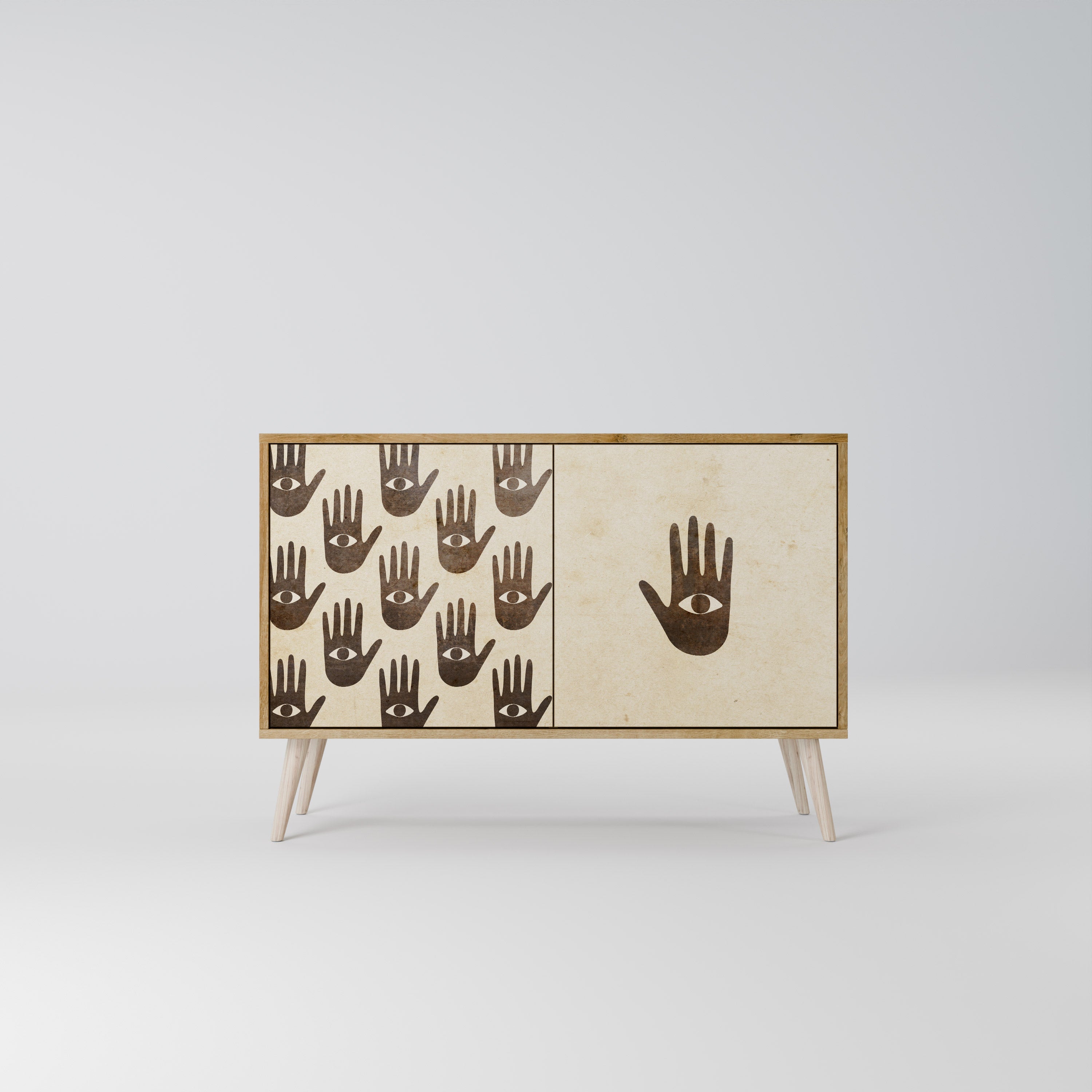MEHR SEHEN 2-türiges Sideboard in Eichenoptik