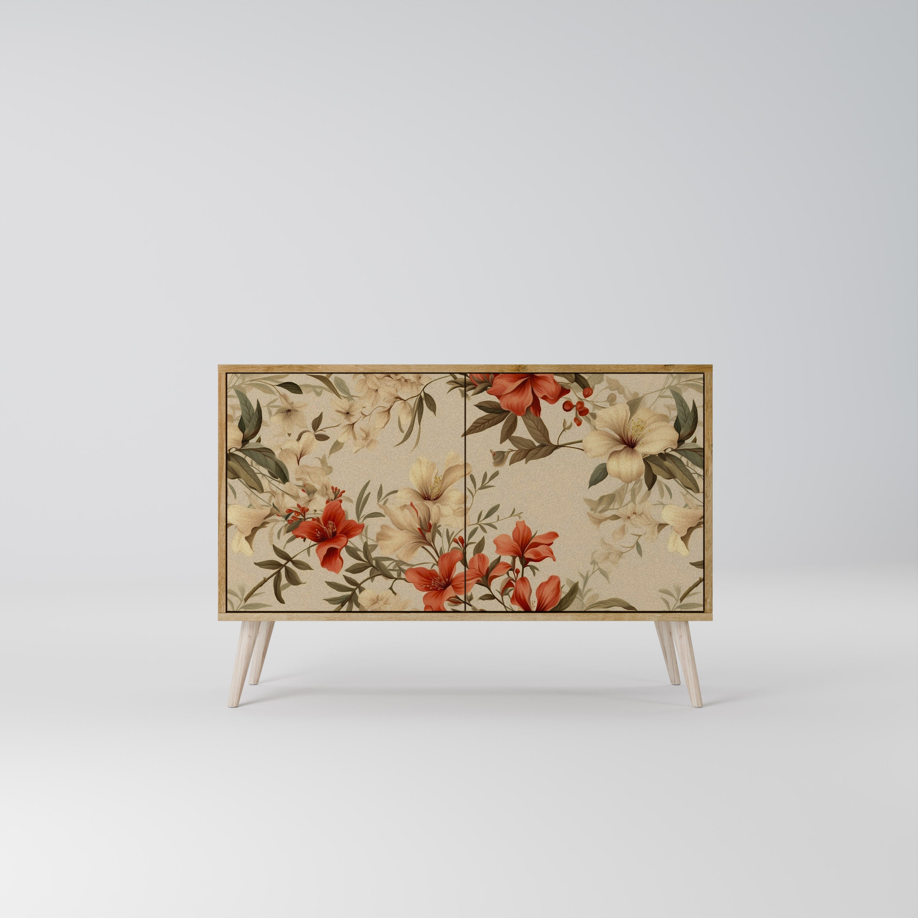 BLOOMING HARMONY Sideboard mit 2 Türen in Eichenoptik