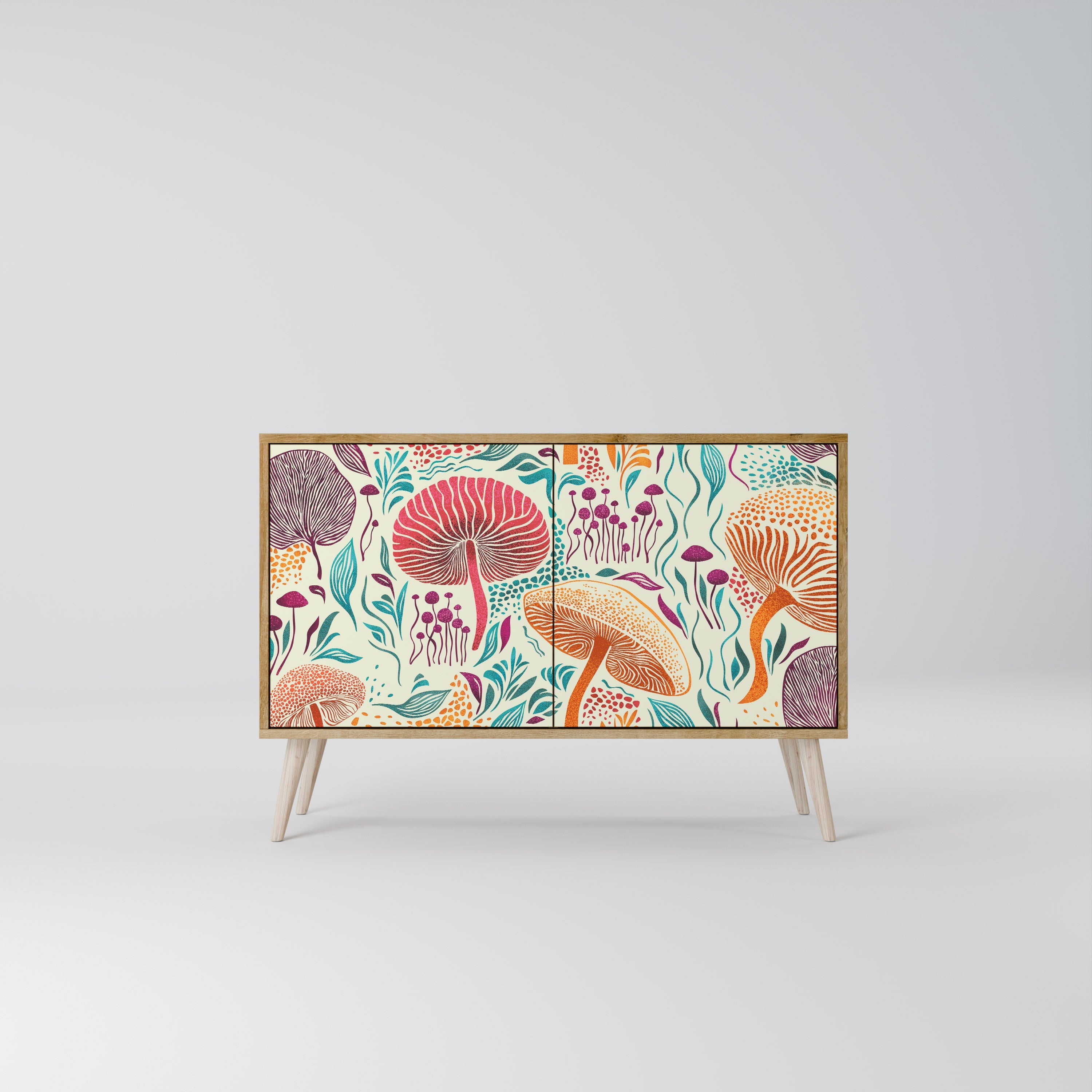 FUNGUS FANTASY Sideboard mit 2 Türen in Eichenoptik