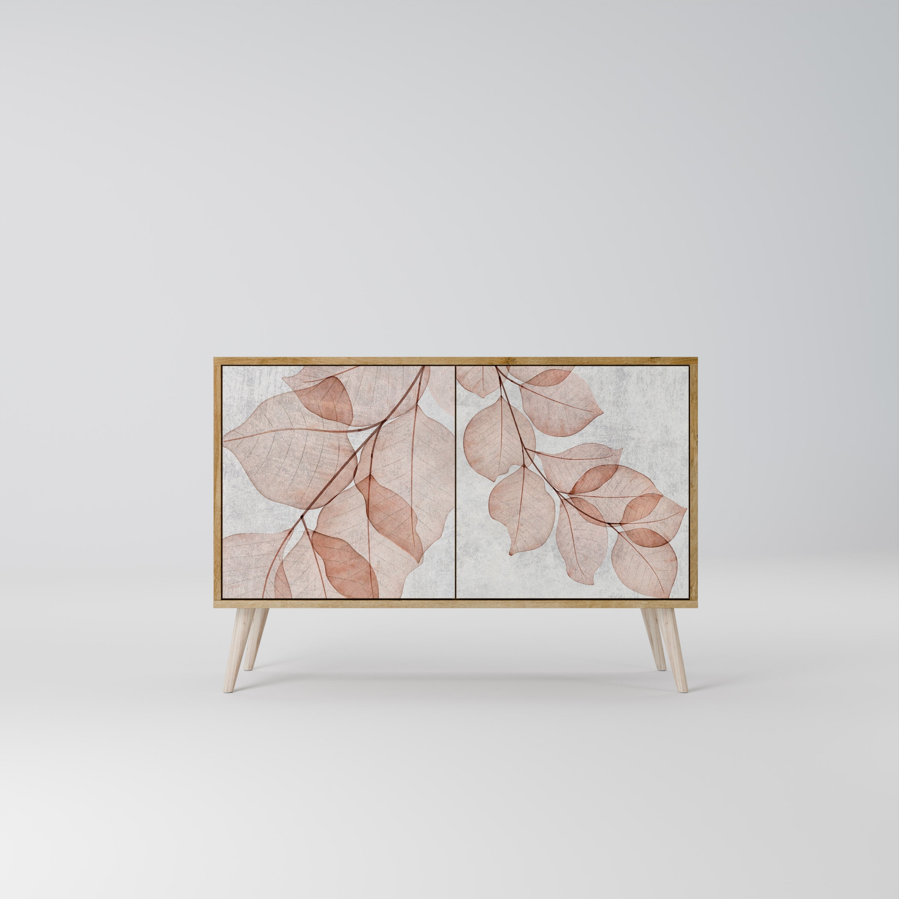 AUTUMN FRAGILITY Sideboard mit 2 Türen in Eichenoptik