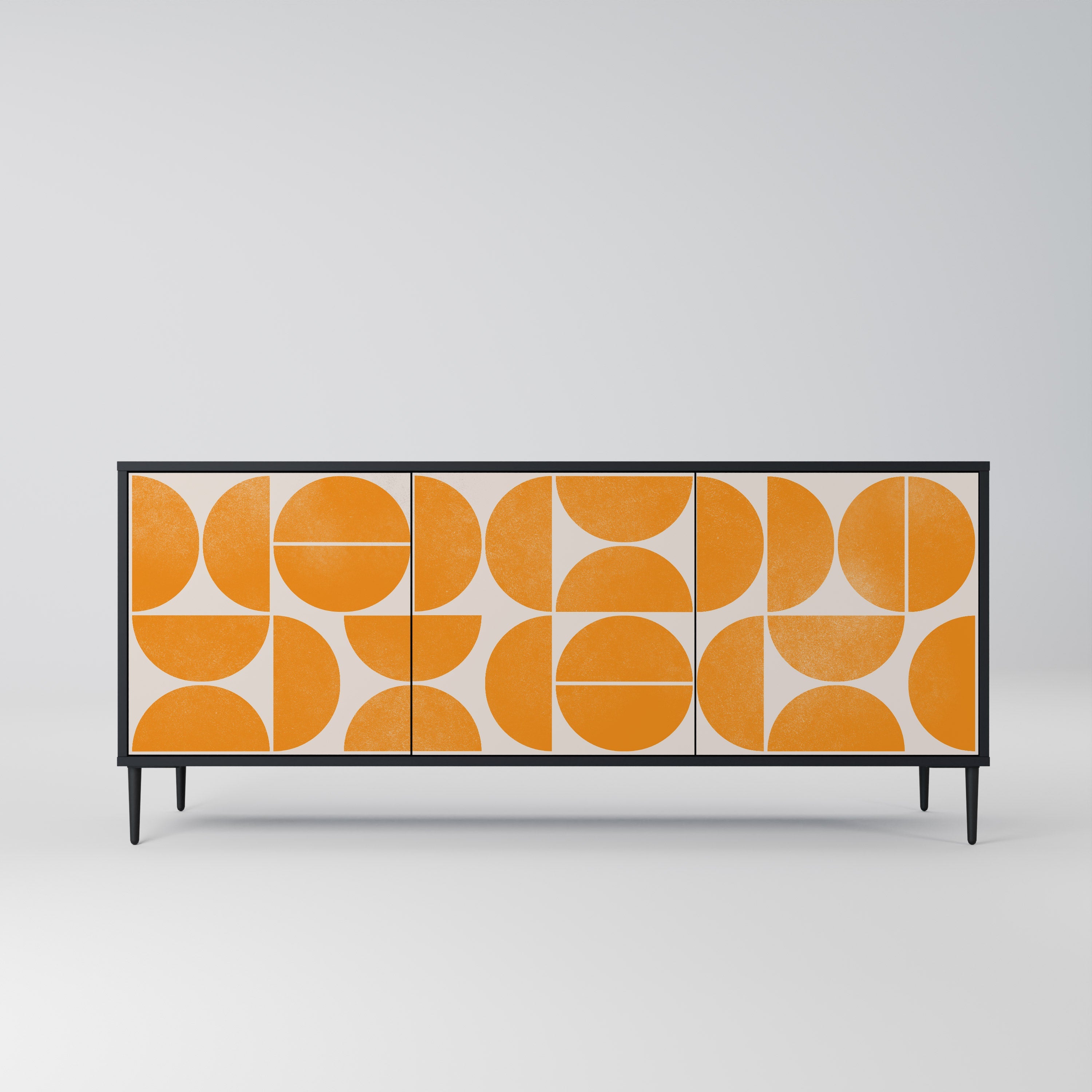 RECURRING DREAMS 3-türiges Sideboard in Schwarz