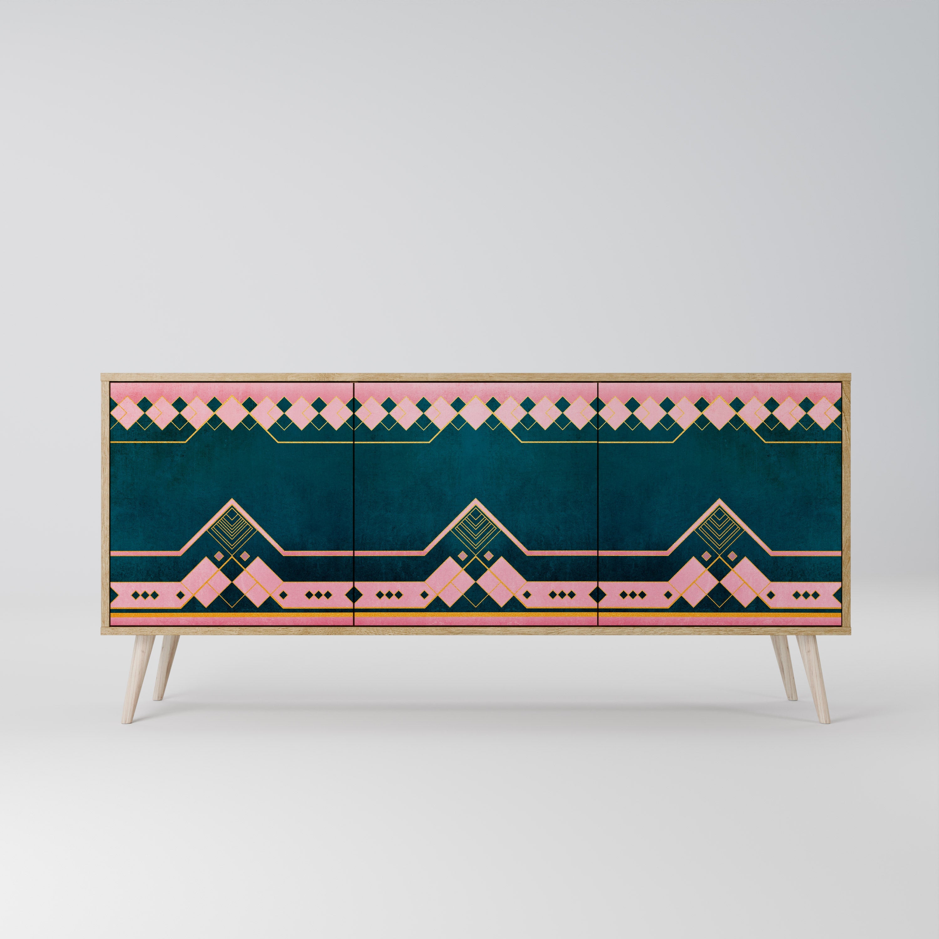 ROYAL COMPOSITION 3-türiges Sideboard in Eichenoptik