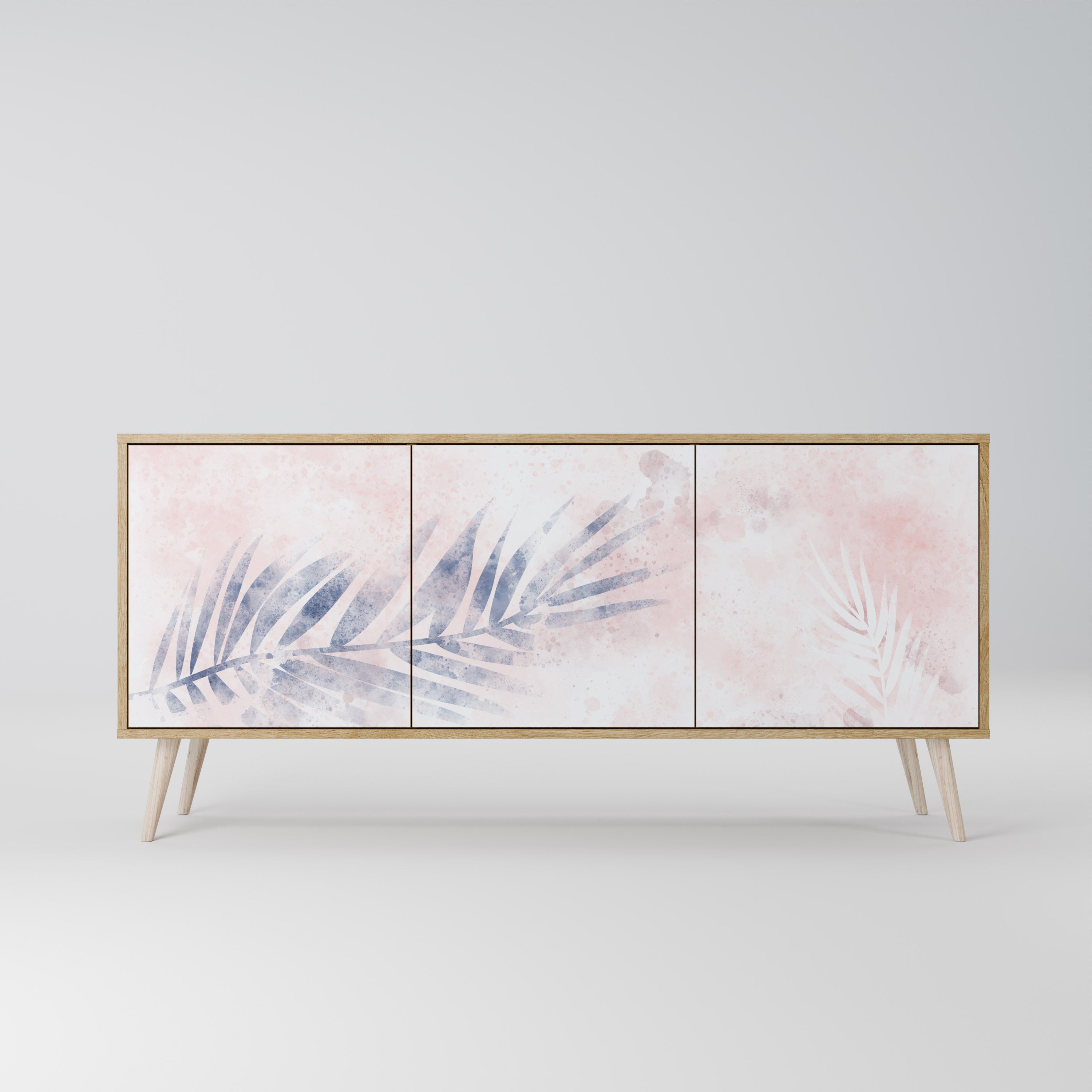 TIMELESS FLOAT 3-türiges Sideboard in Eichenoptik