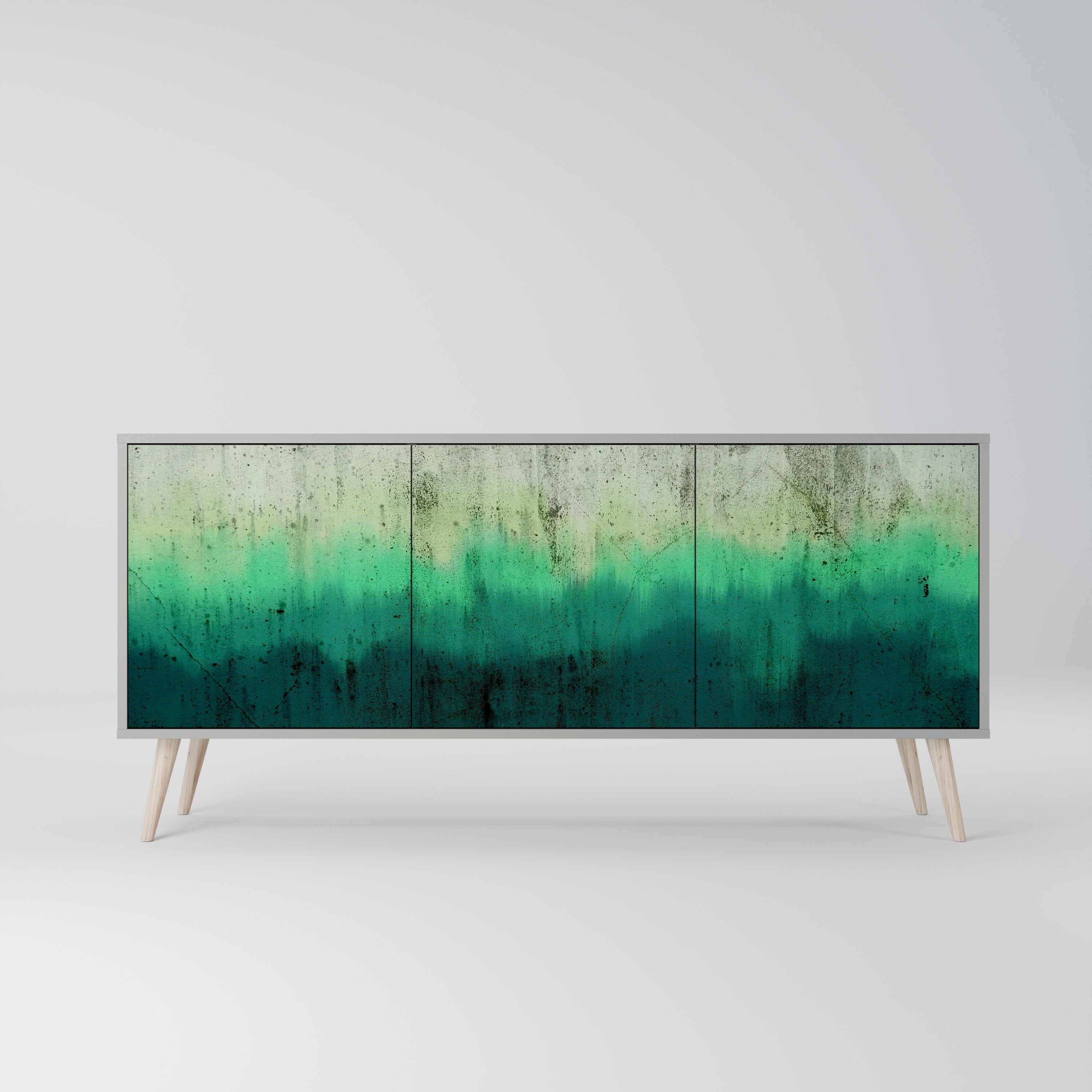 NORTHERN LIGHTS Sideboard mit 3 Türen in grauer Ausführung