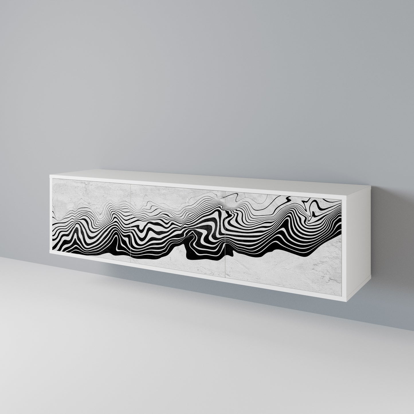 MONOCHROME MIRAGE 3-türiges TV-Lowboard
