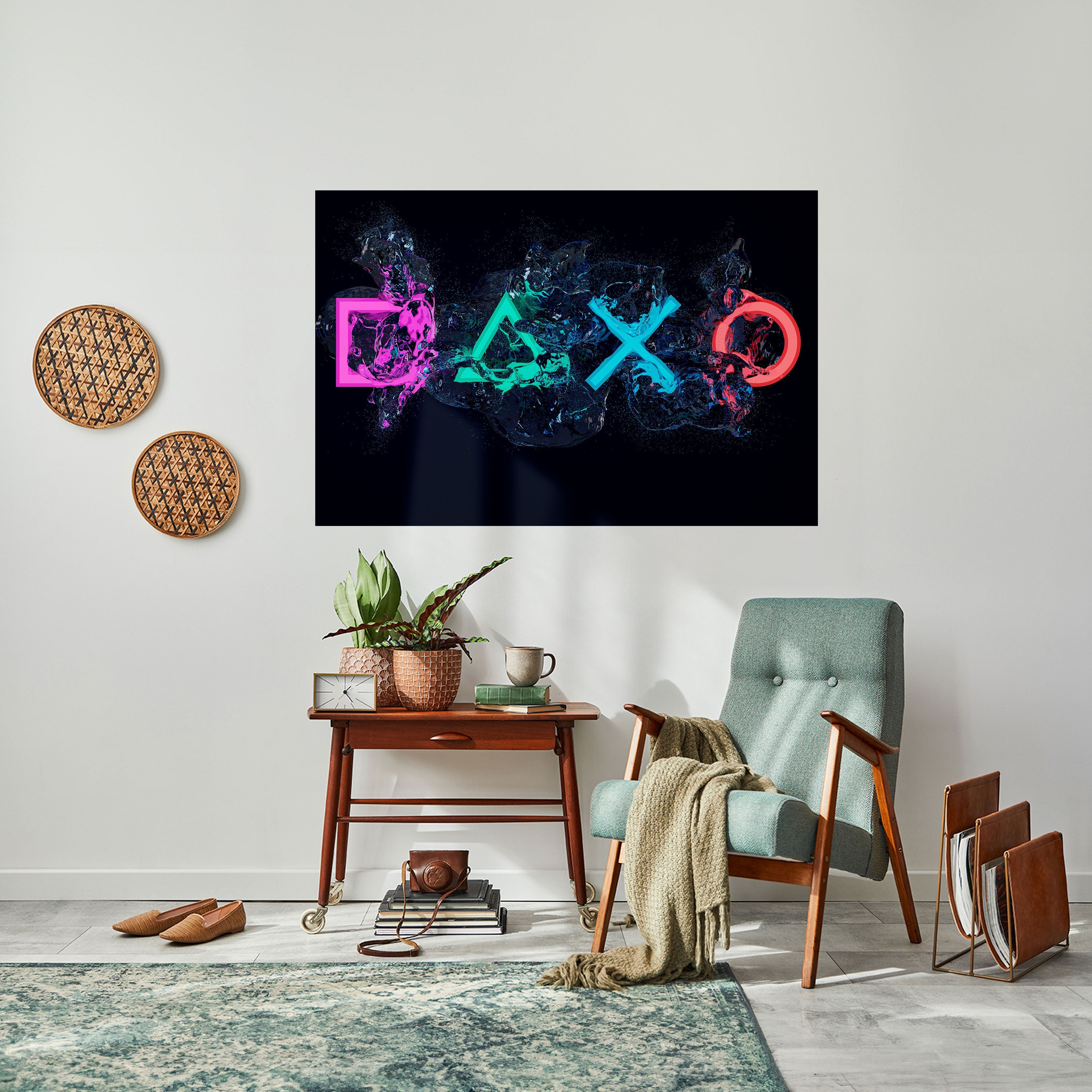 GAMING REVOLT Peel and Stick Horizontal Poster