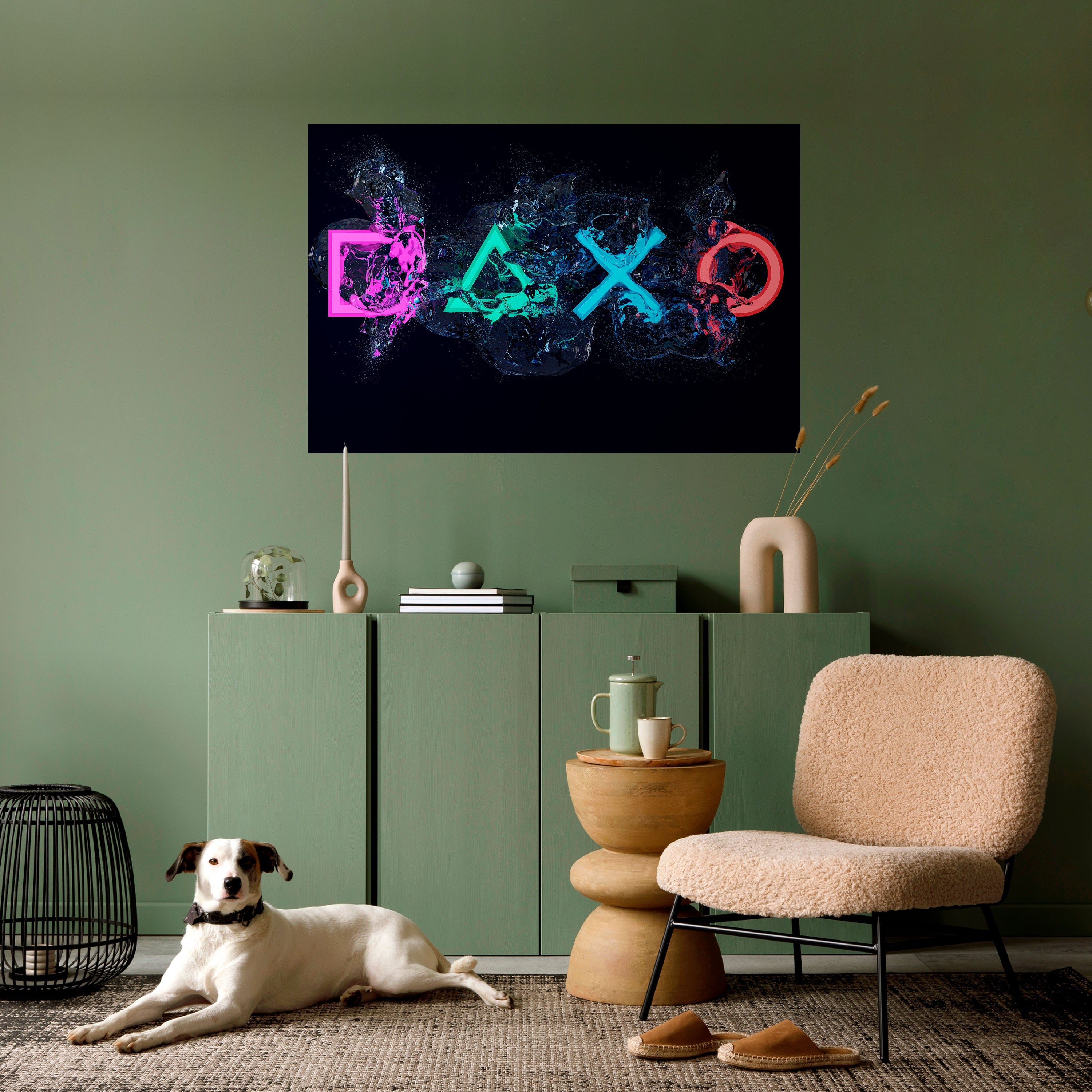 GAMING REVOLT Peel and Stick Horizontal Poster