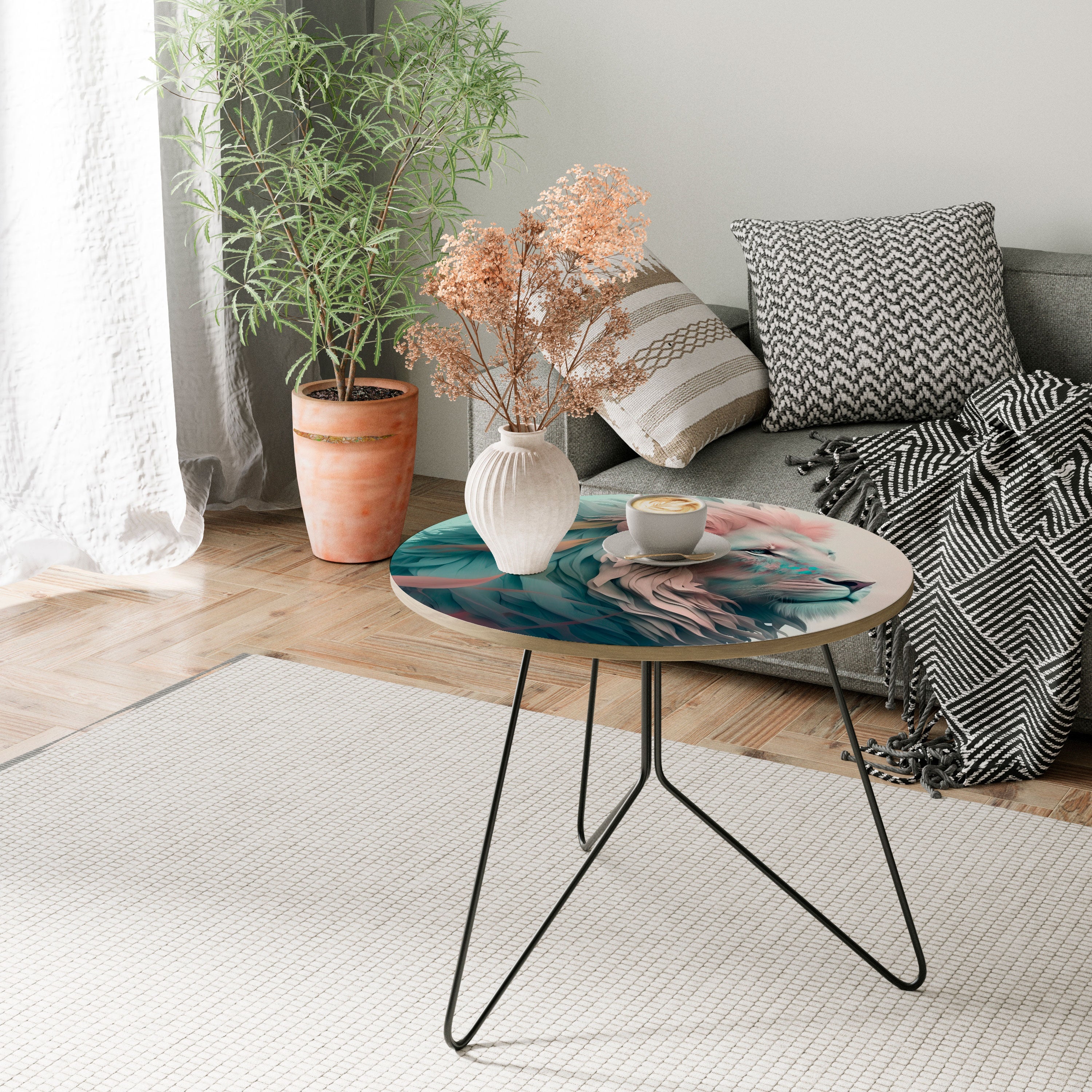 LUMINOUS LION MAJESTY Couchtisch 69