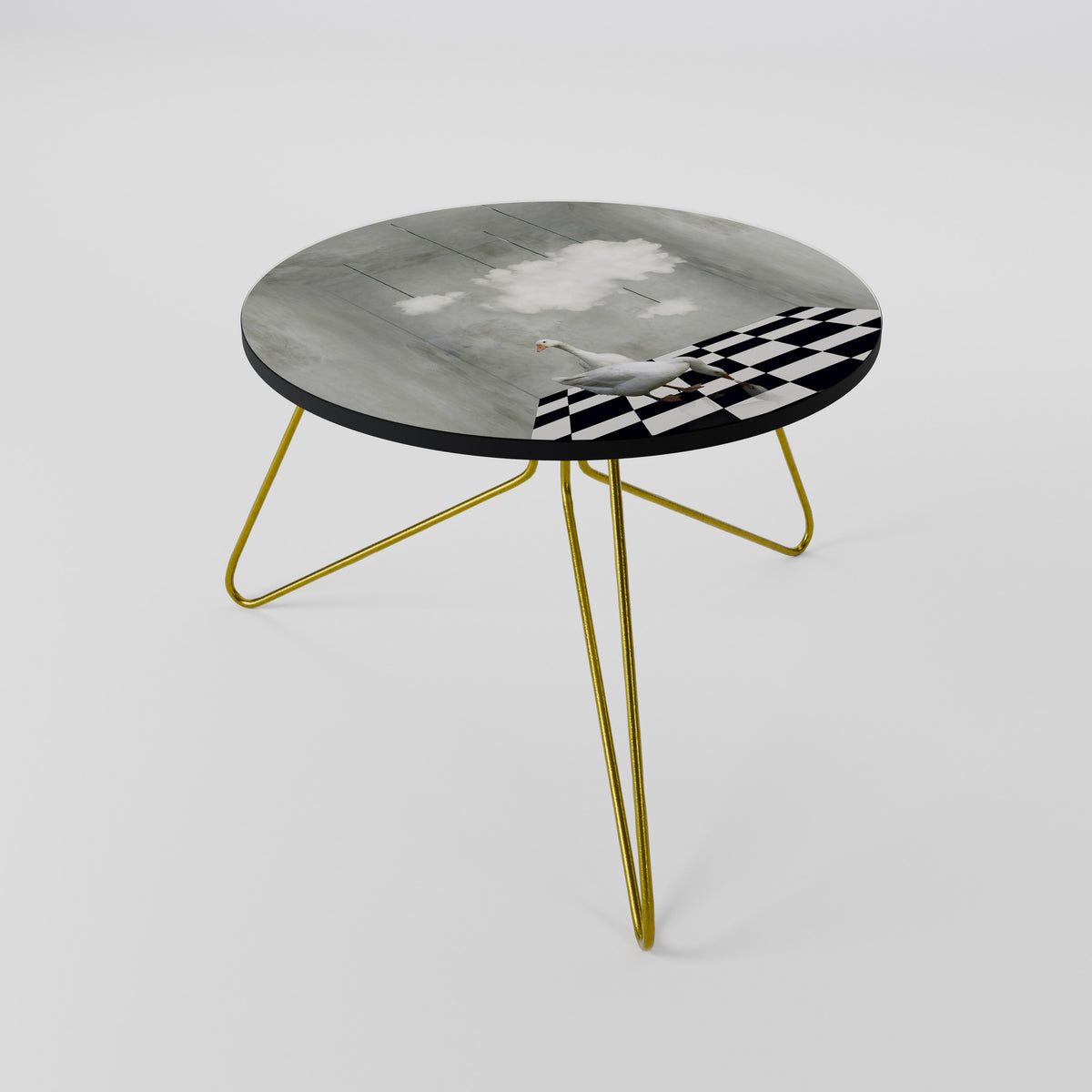 CHESS CLOUD SWAN Couchtisch