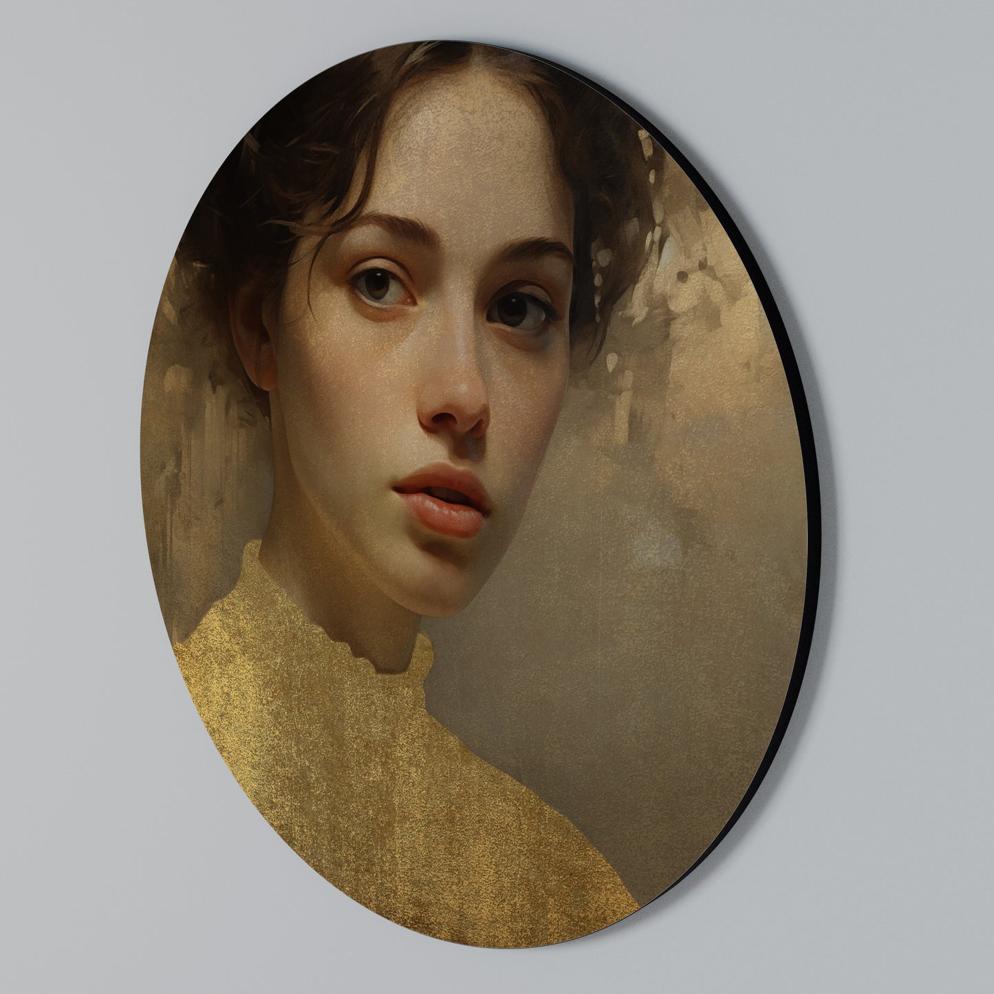 ETHEREAL ECOUNTER Round Wall Art