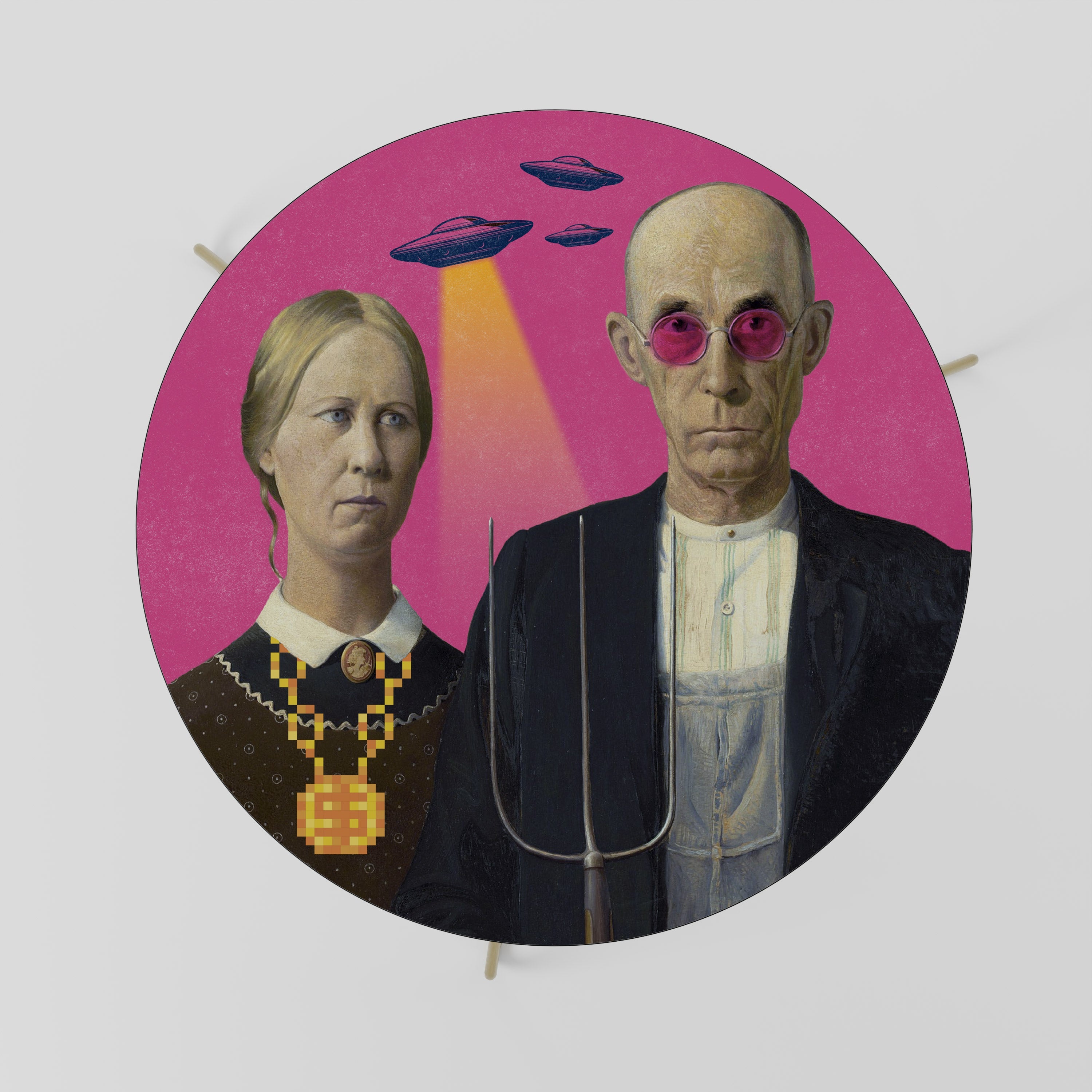 AMERICAN GOTHIC ALIEN Couchtisch 69