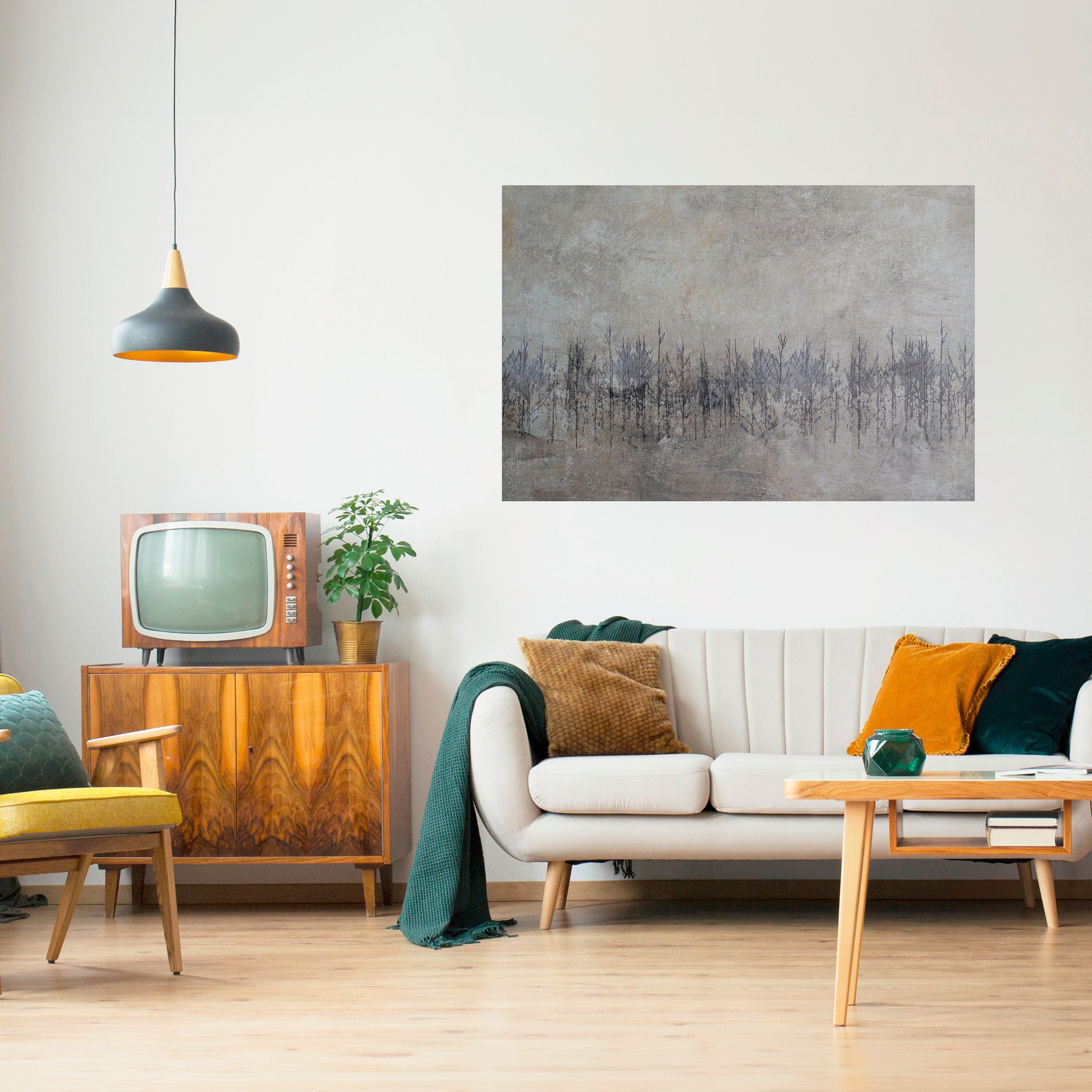 GHOSTS OF NATURE Peel and Stick Horizontal Poster