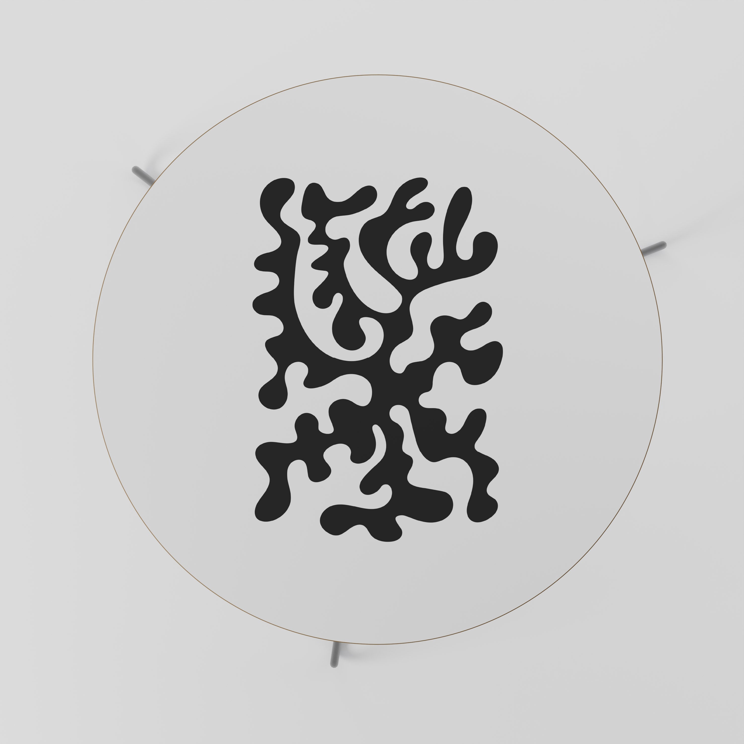 CHARCOAL CASCADE Couchtisch 69