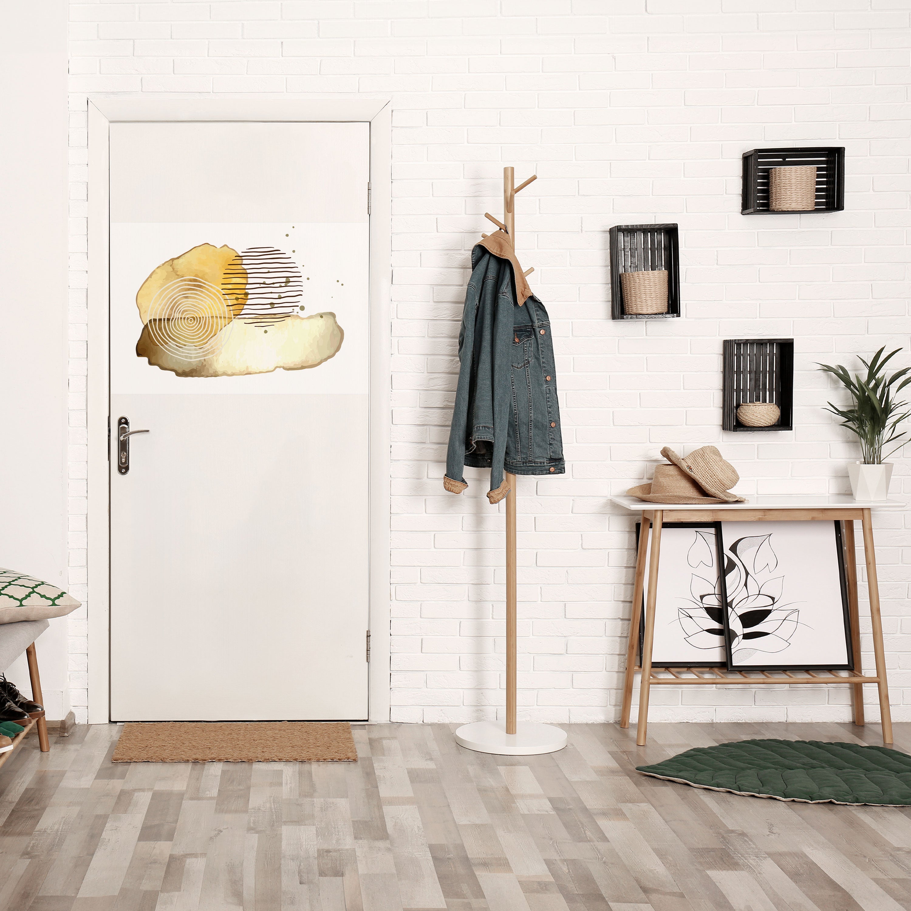 TRANSCENDENT TONES Peel and Stick Horizontal Poster