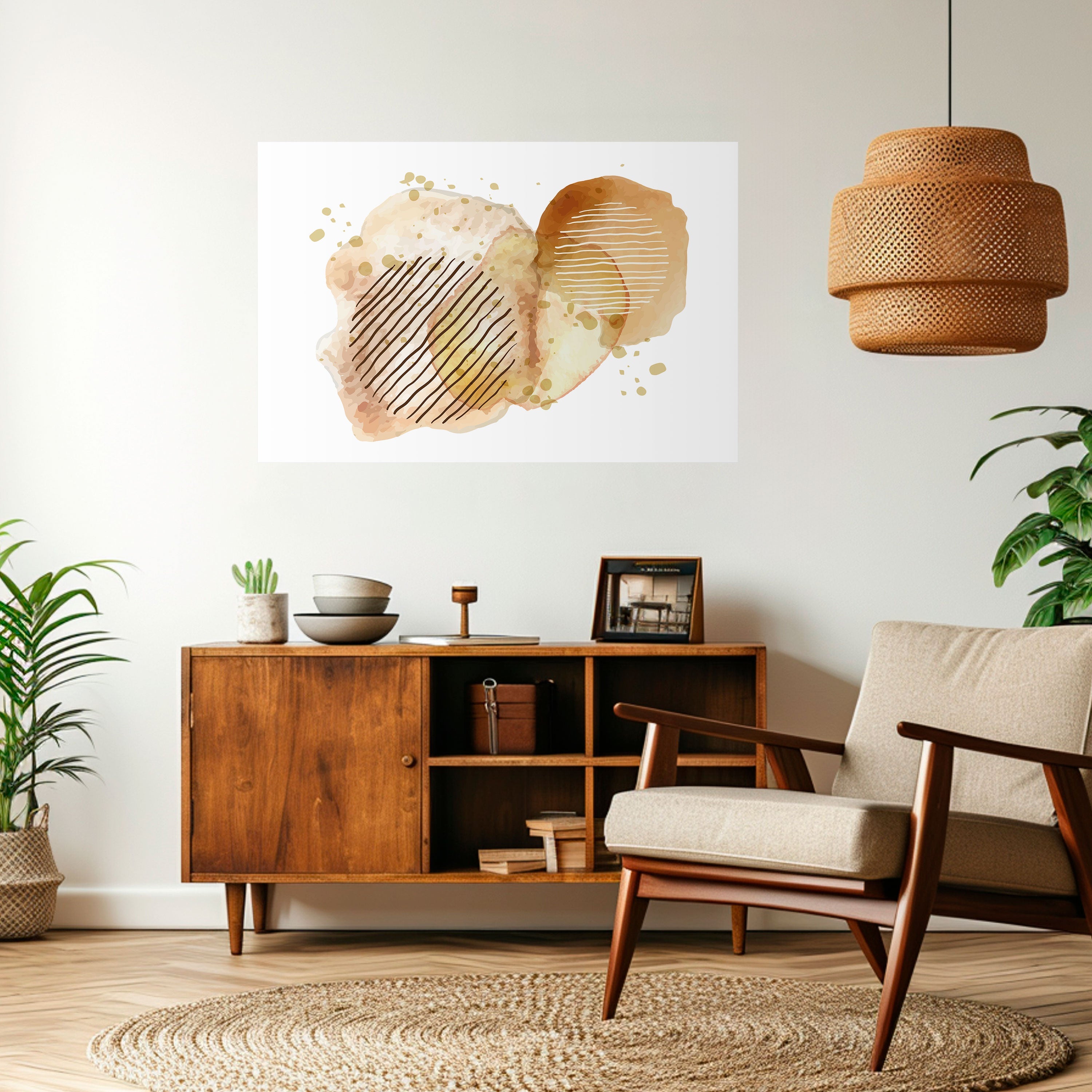 TRANSCENDENTAL HARMONY Peel and Stick Horizontal Poster