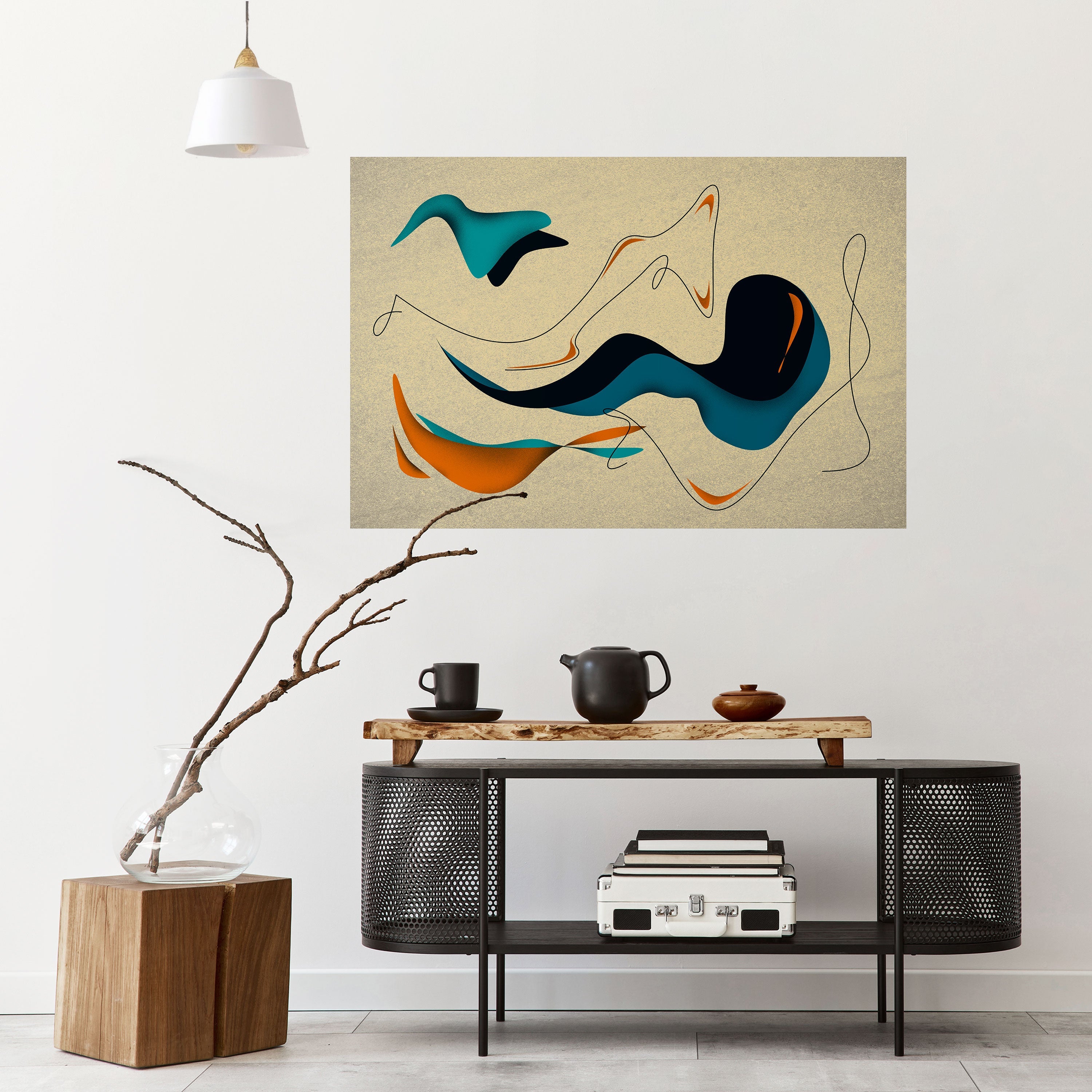 DREAMY DAZE Peel and Stick Horizontal Poster