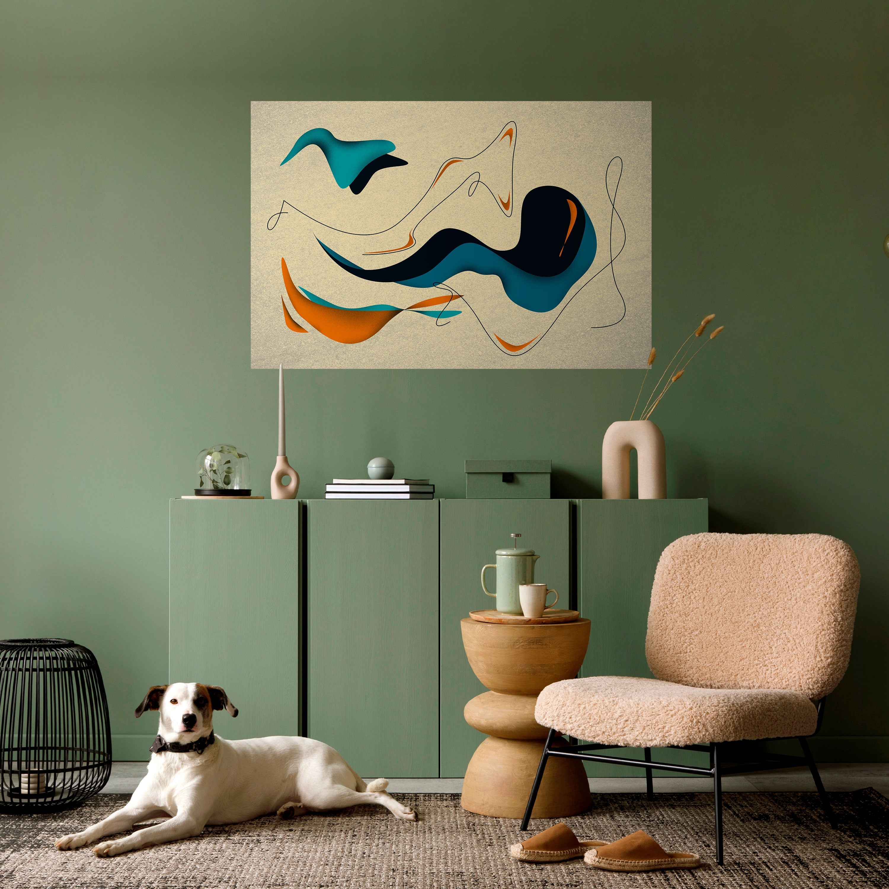 DREAMY DAZE Peel and Stick Horizontal Poster
