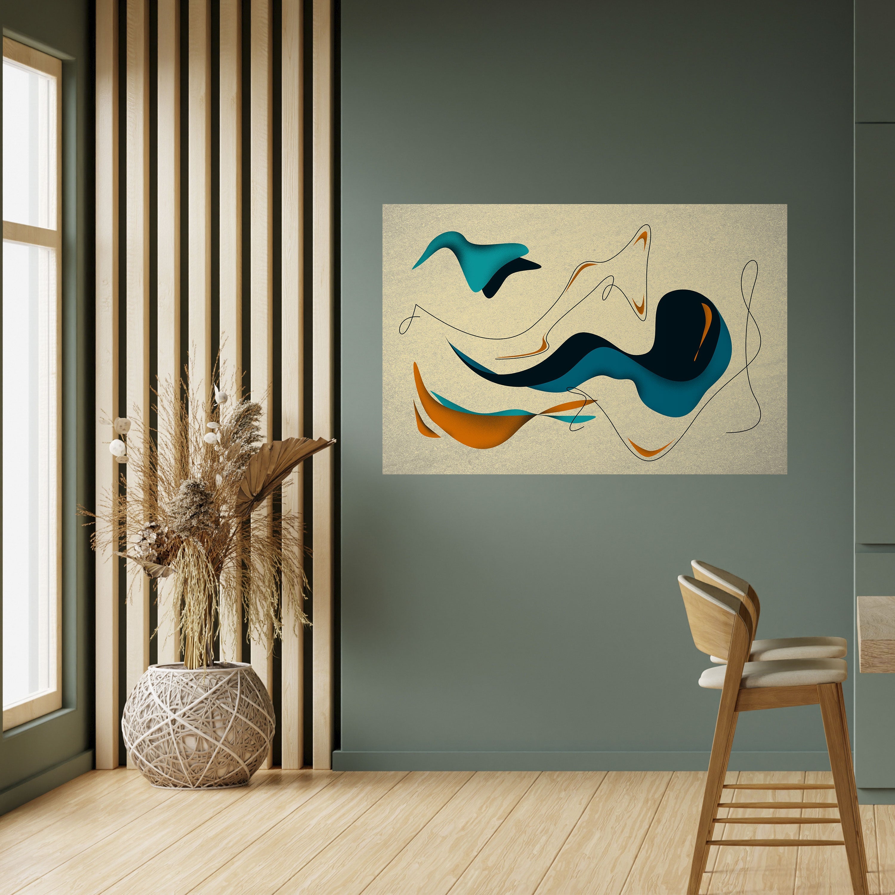DREAMY DAZE Peel and Stick Horizontal Poster