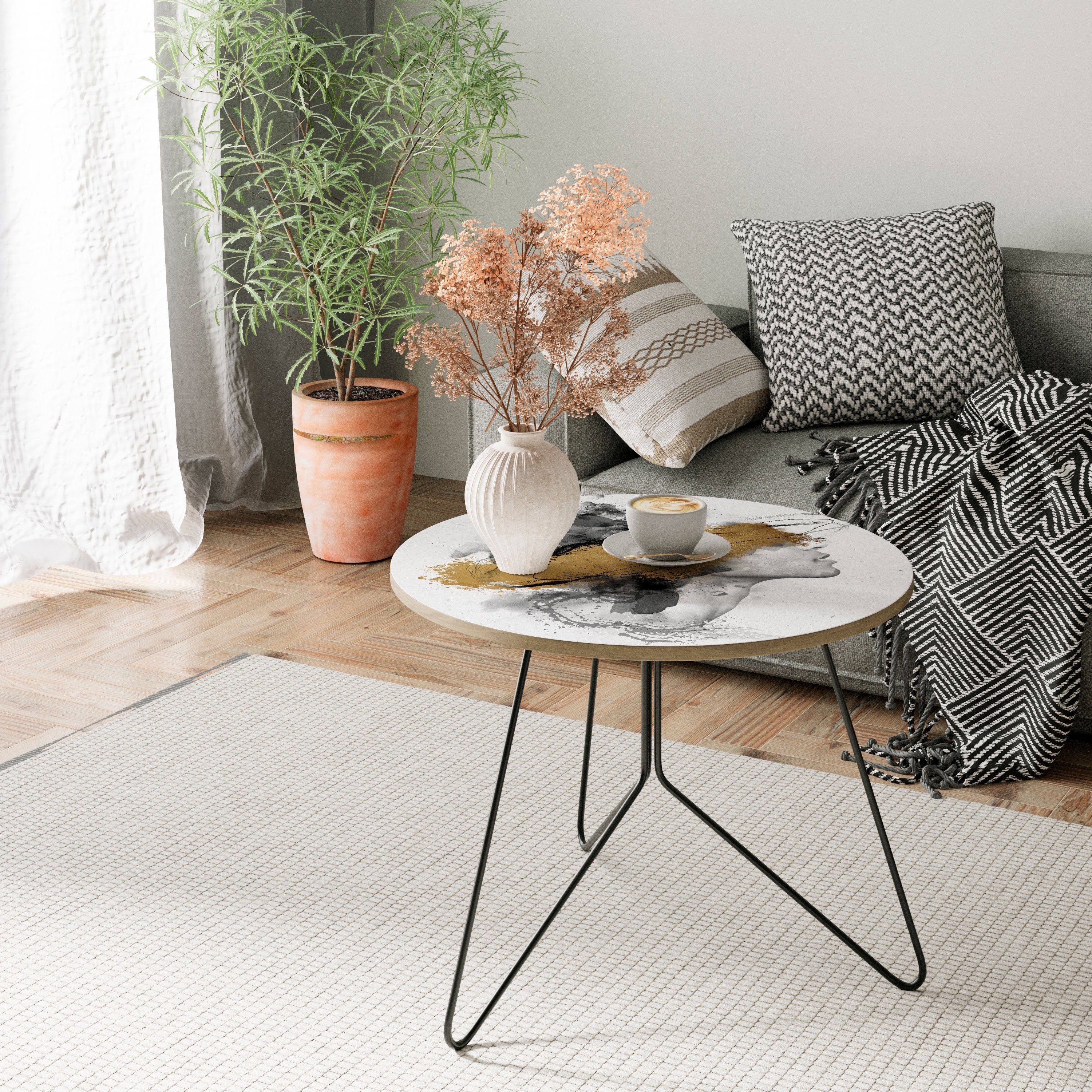 GILDED BLINDNESS Couchtisch 69