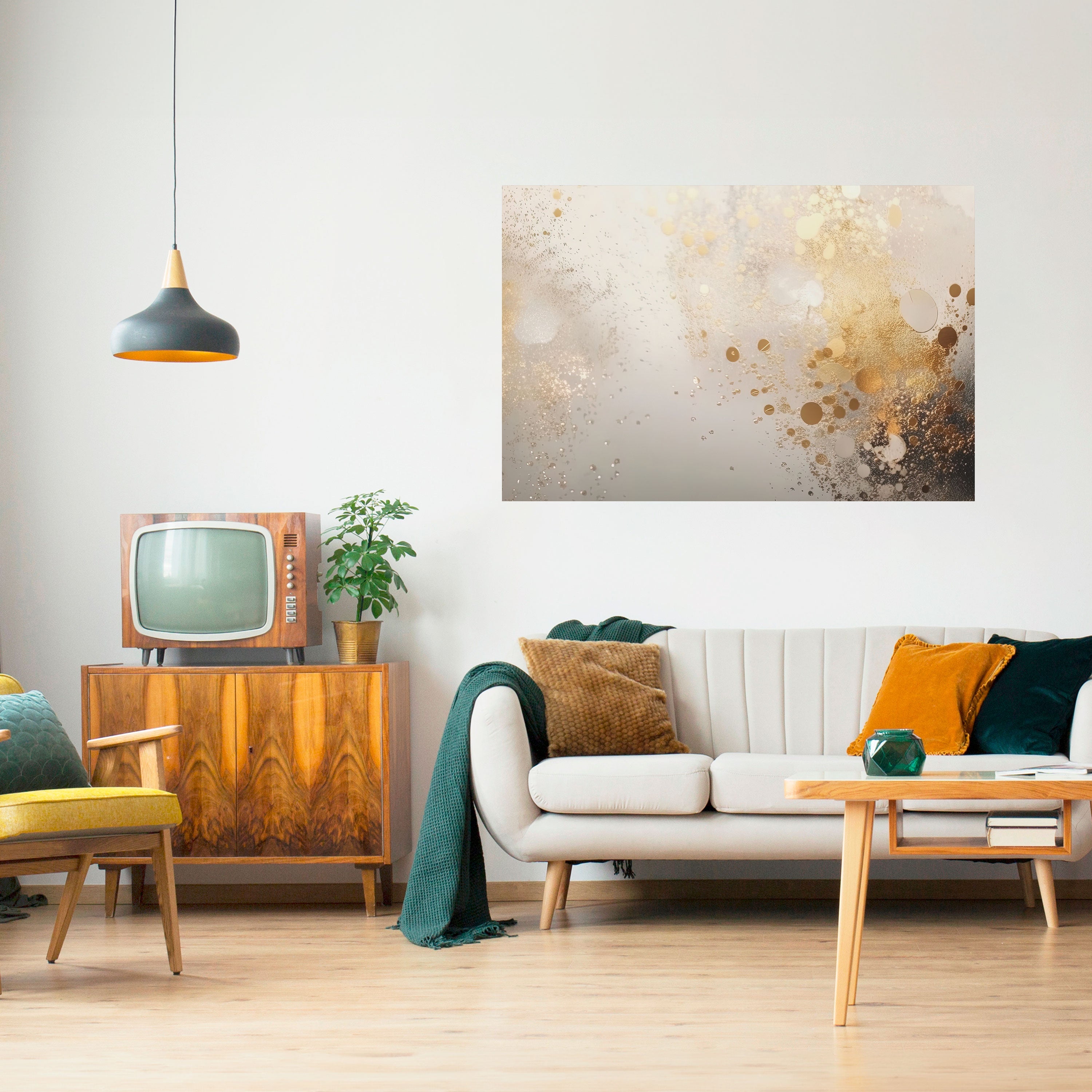 PRECIOUS CADENCE Peel and Stick Horizontal Poster