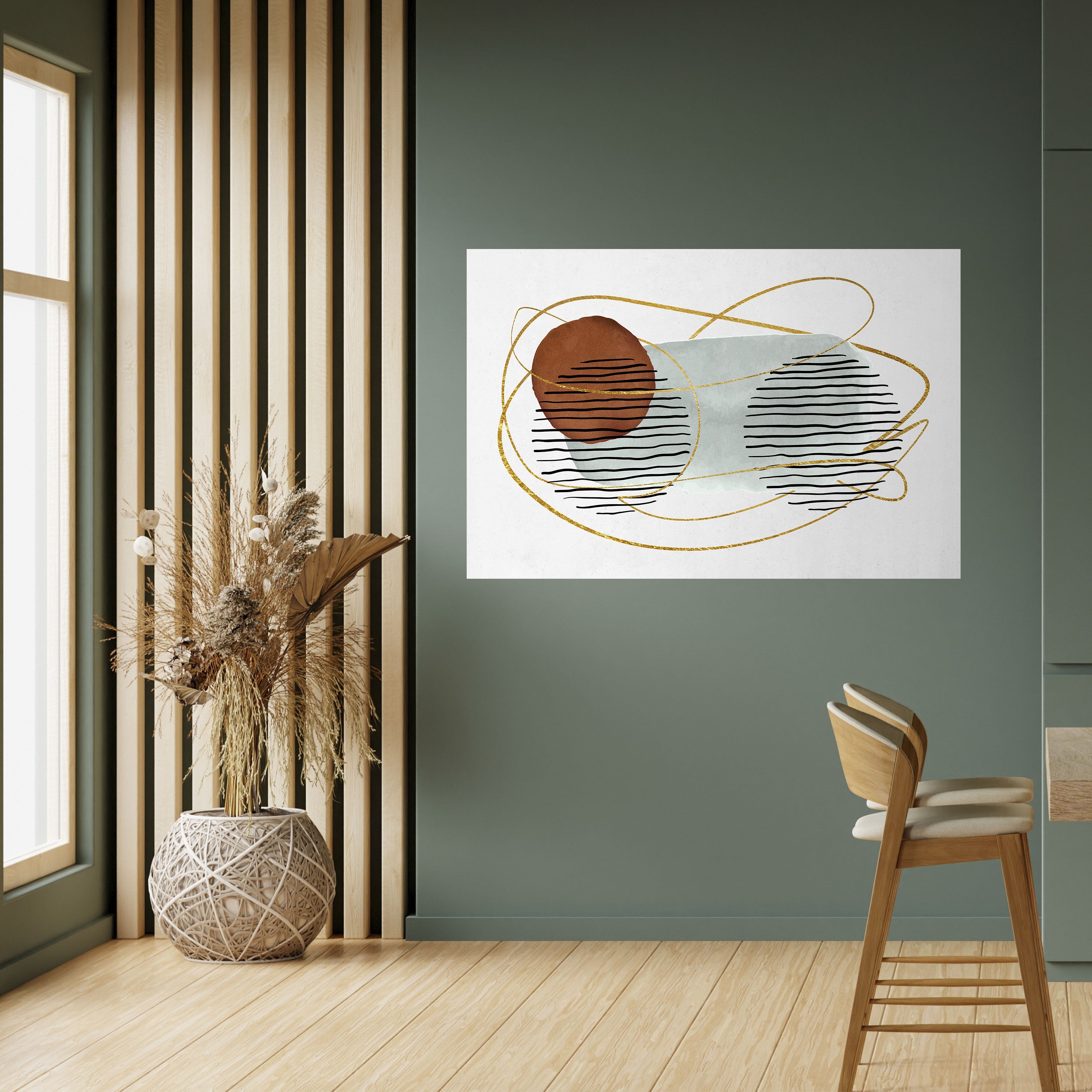 WRAPPED IN MOULD Peel and Stick Horizontal Poster