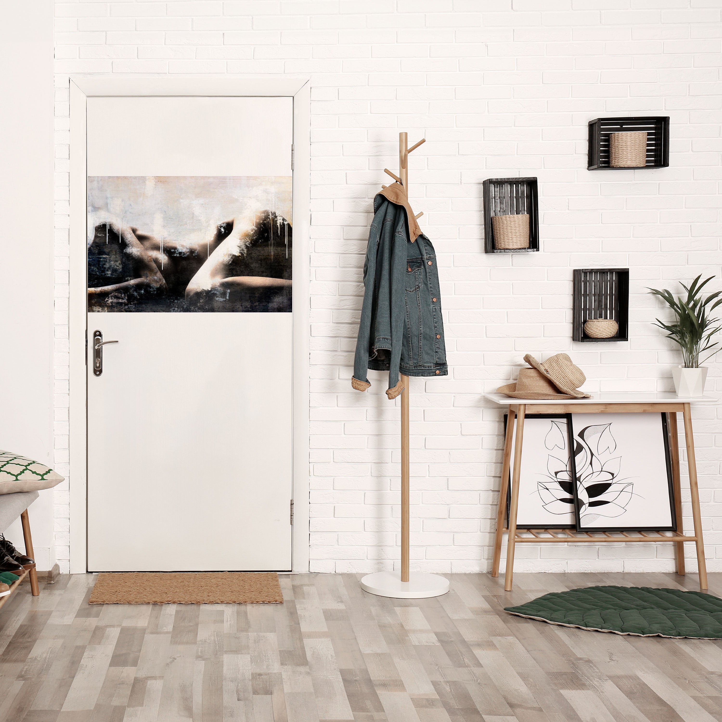 WAIST OF TIME Peel and Stick Horizontal Poster