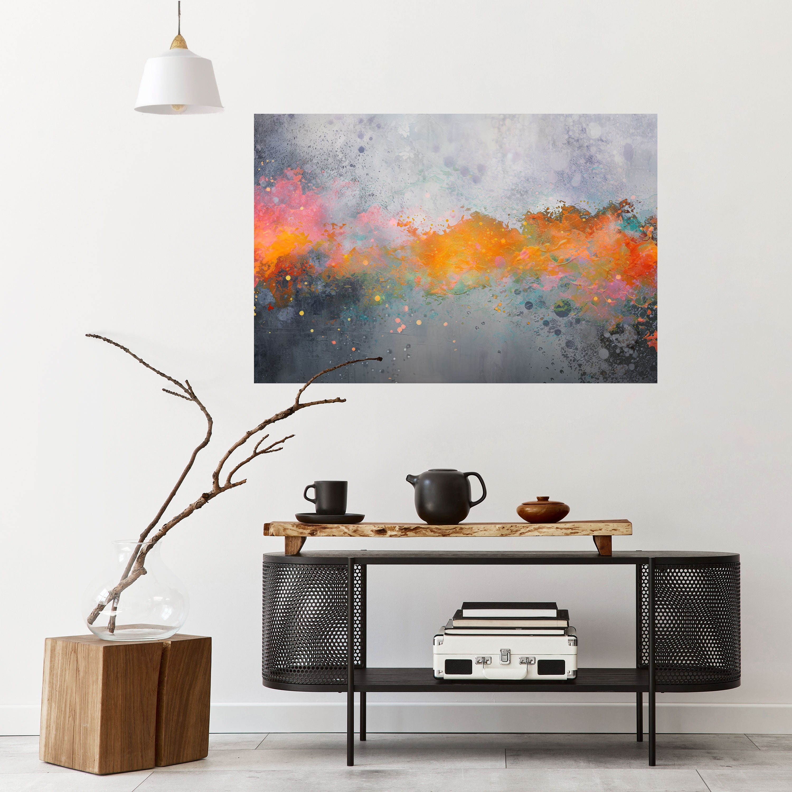 PIXY ROAD Peel and Stick Horizontal Poster