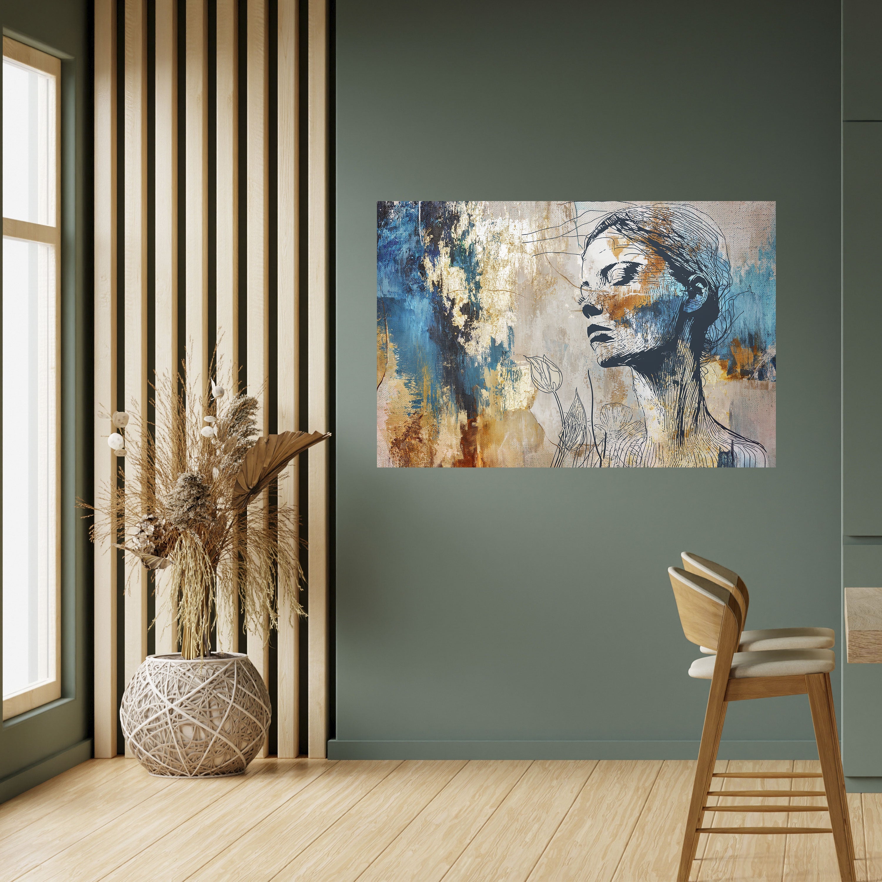 BREAK THE SILENCE Peel and Stick Horizontal Poster