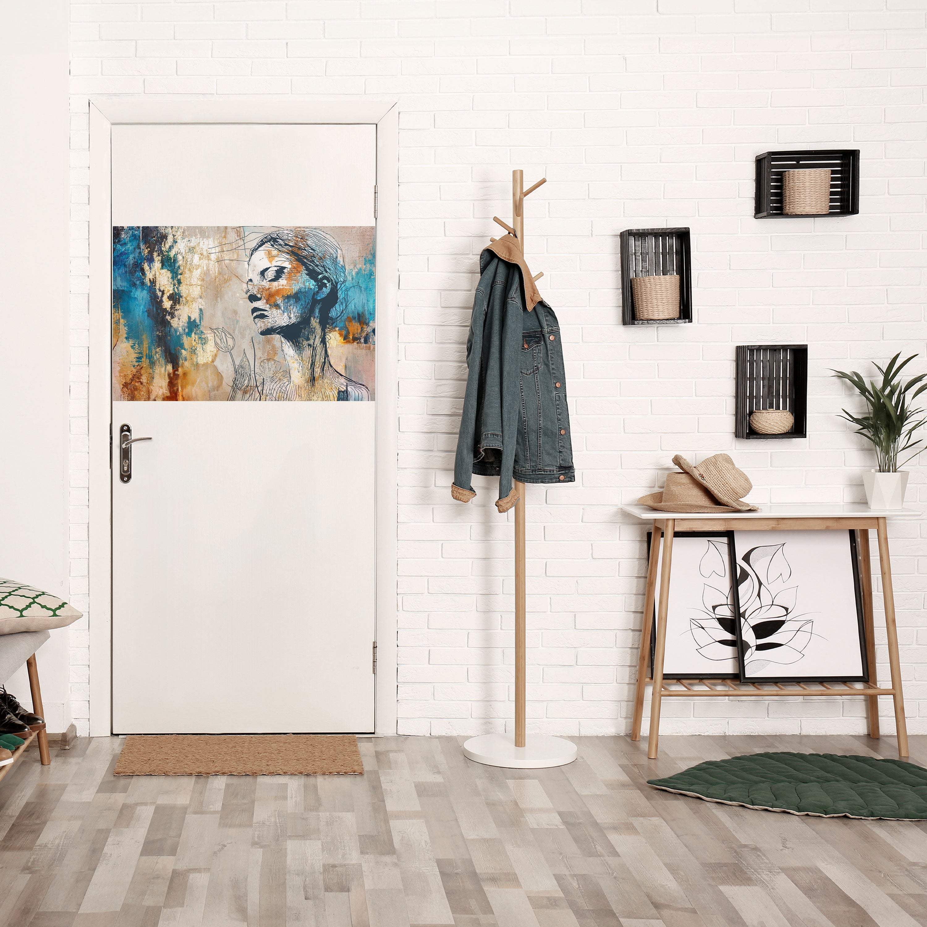 BREAK THE SILENCE Peel and Stick Horizontal Poster