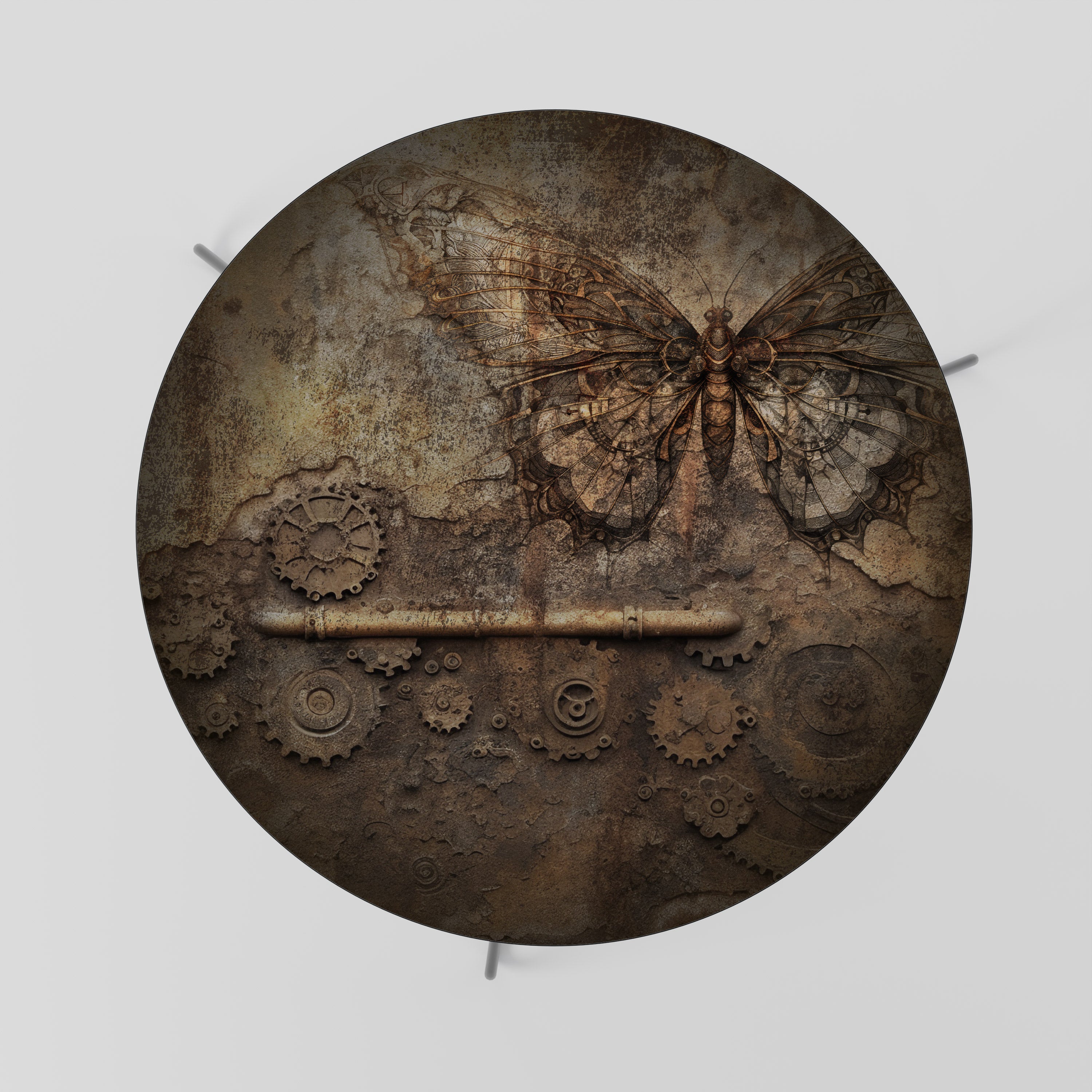 Mechanischer Schmetterling Couchtisch 69