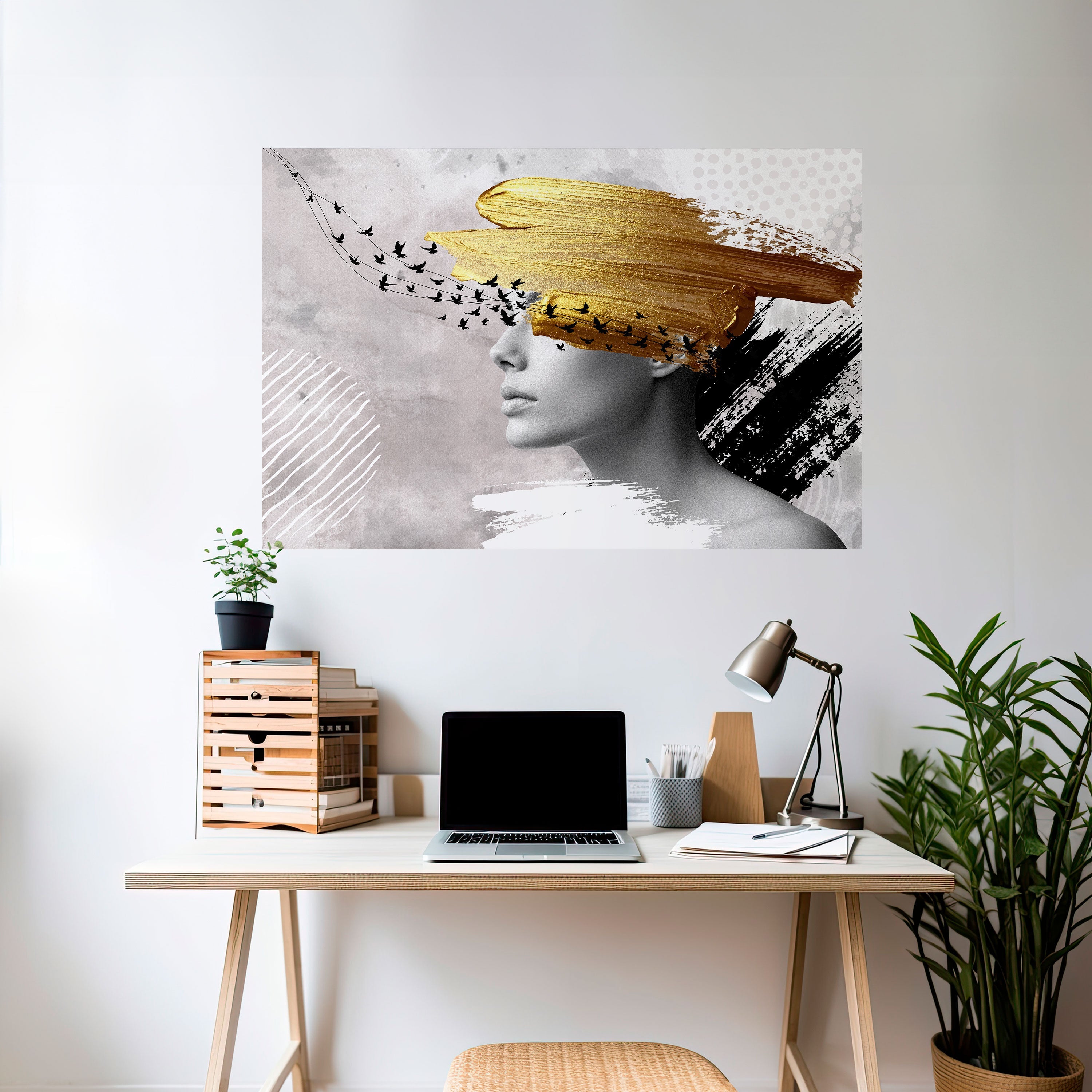 TREASURE THOUGHTS Peel and Stick Horizontal Poster