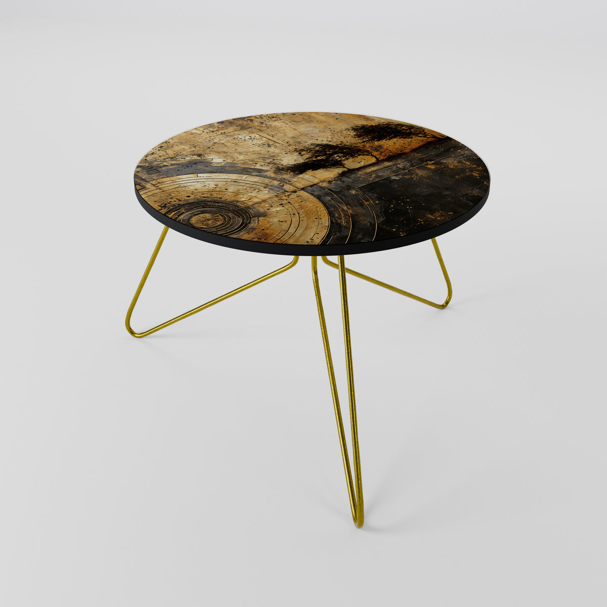 COPPERY EARTHQUAKE Couchtisch