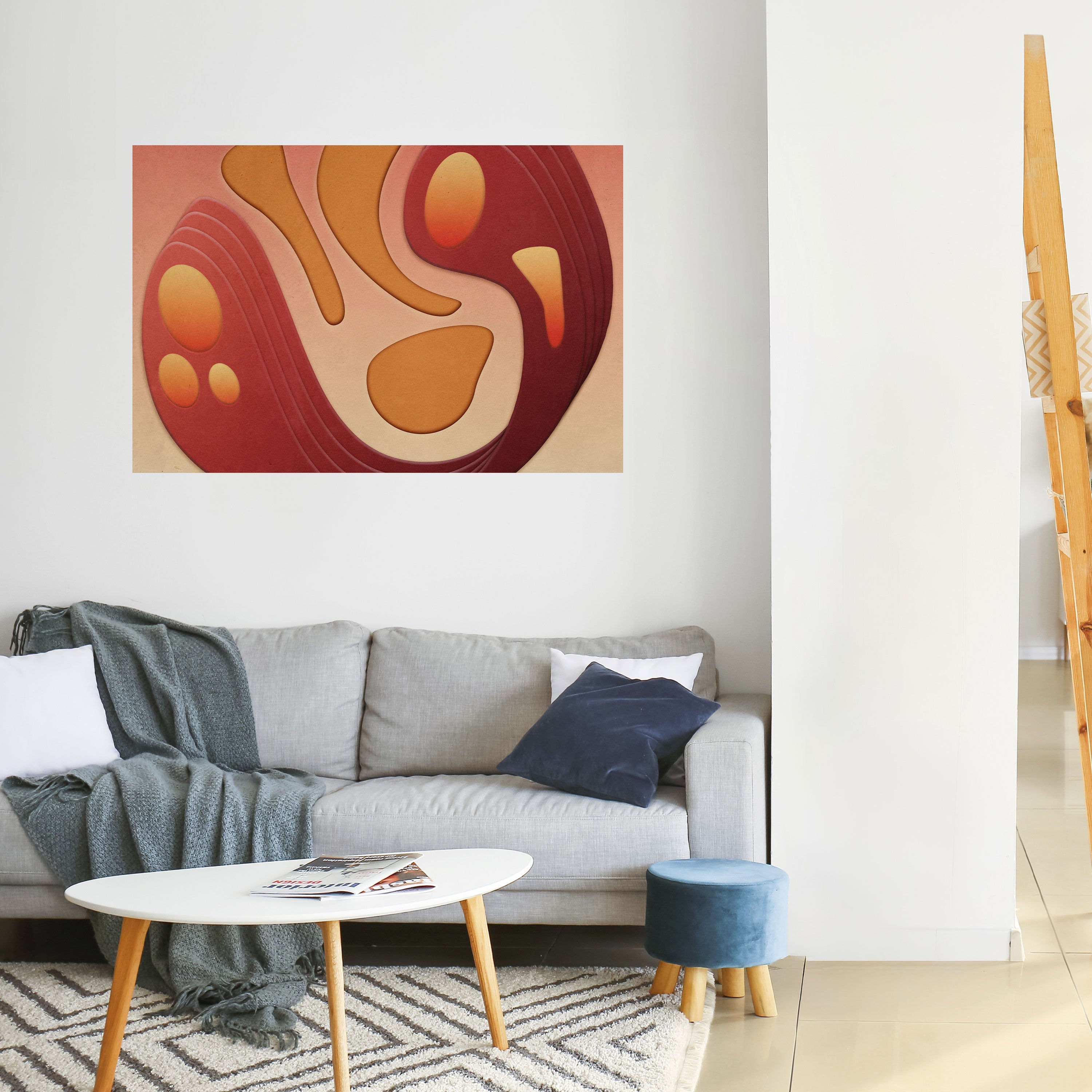 IMMERSION STRUCTURE Peel and Stick Horizontal Poster