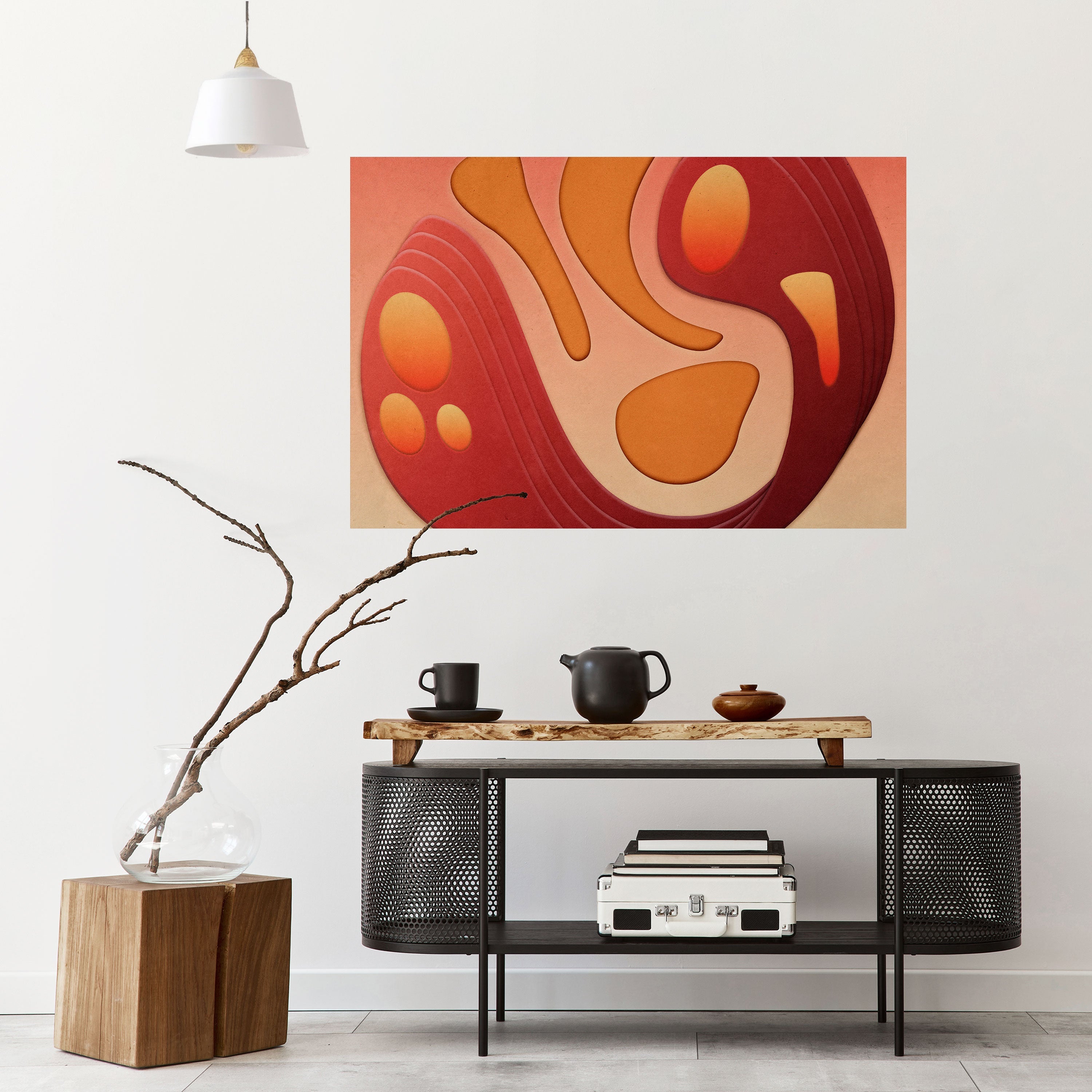 IMMERSION STRUCTURE Peel and Stick Horizontal Poster