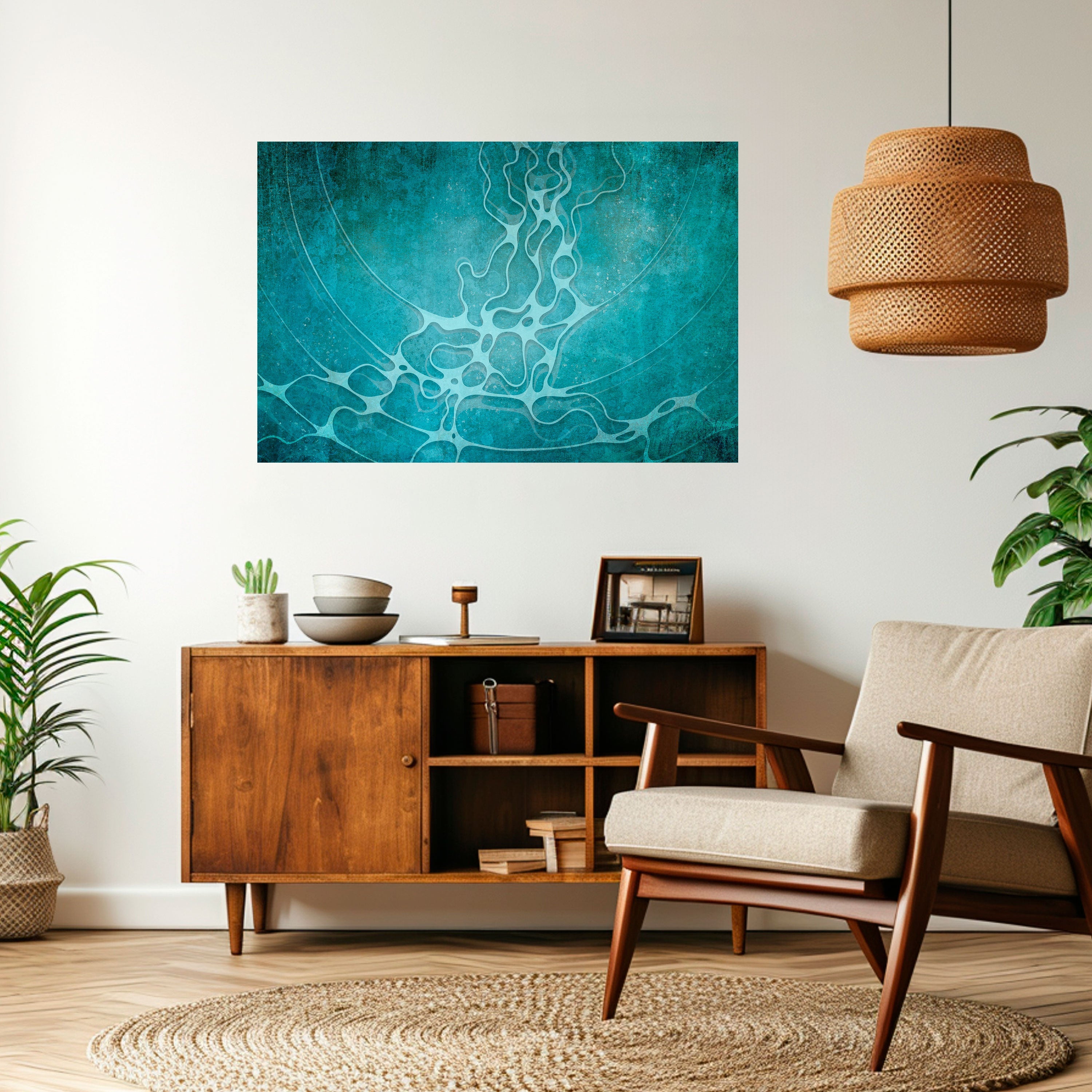 ESOTERIC ARRAY Peel and Stick Horizontal Poster