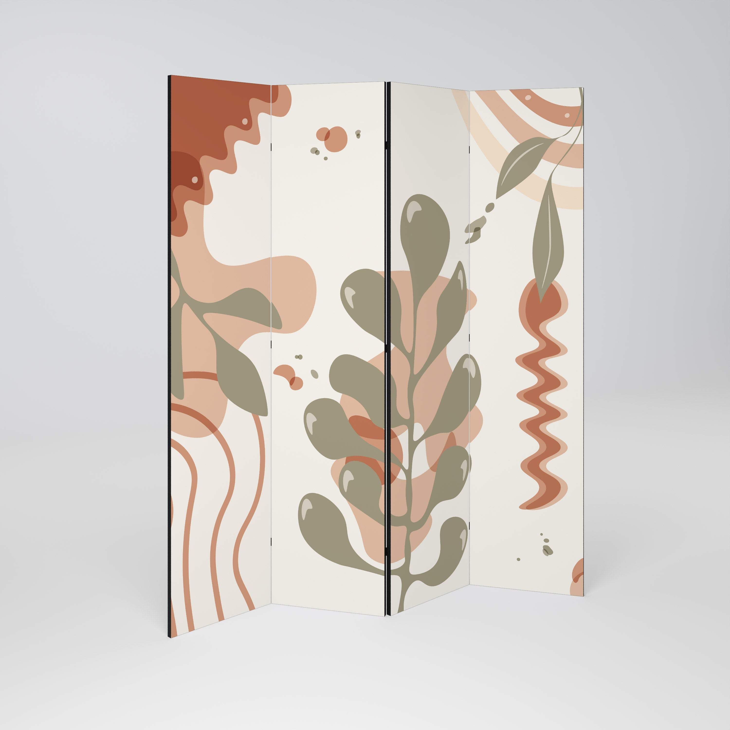 ARTISTRY AURA Decorative 4-Panel Room Divider