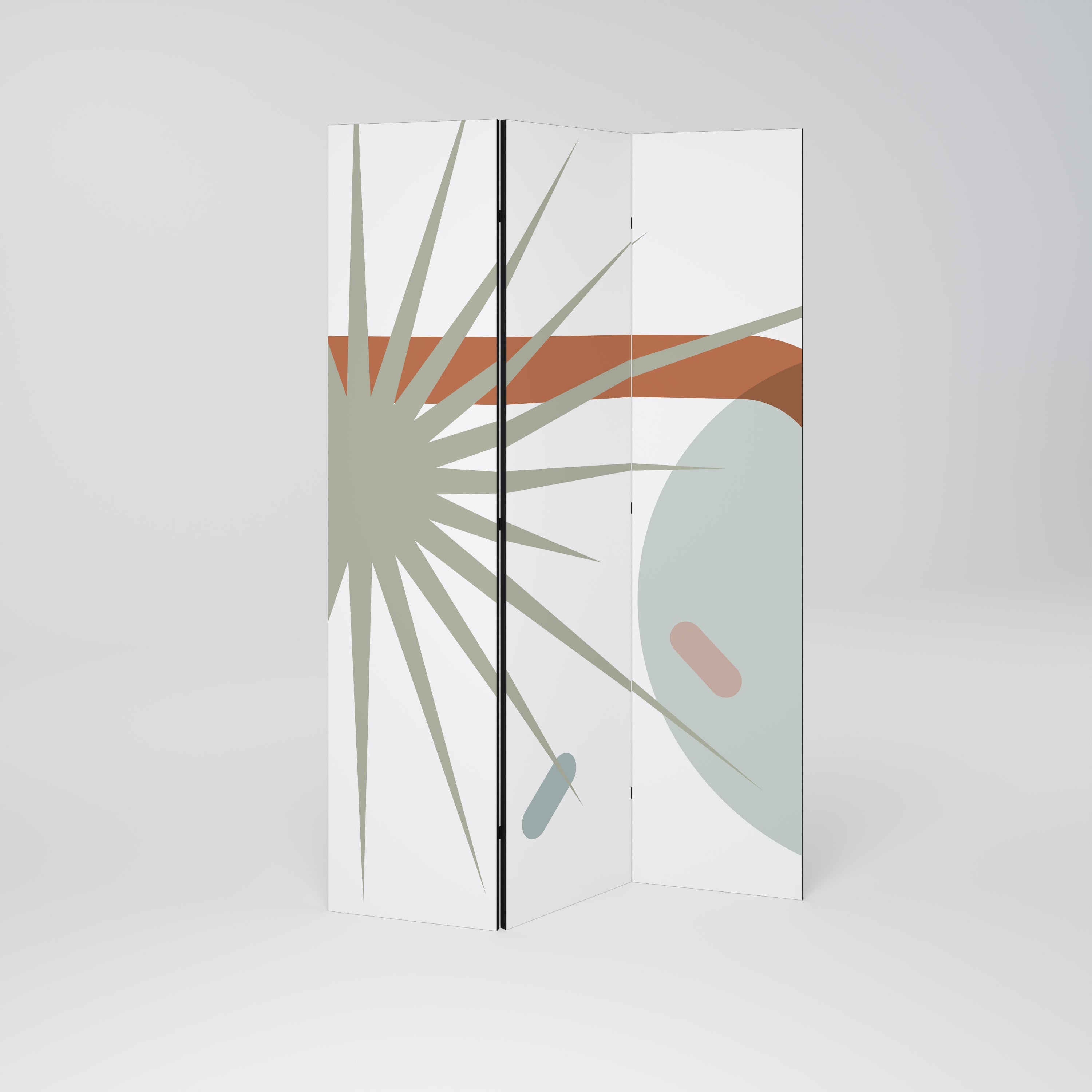 SHAPESHIFT FUSION Dekorativer 3-teiliger Raumteiler