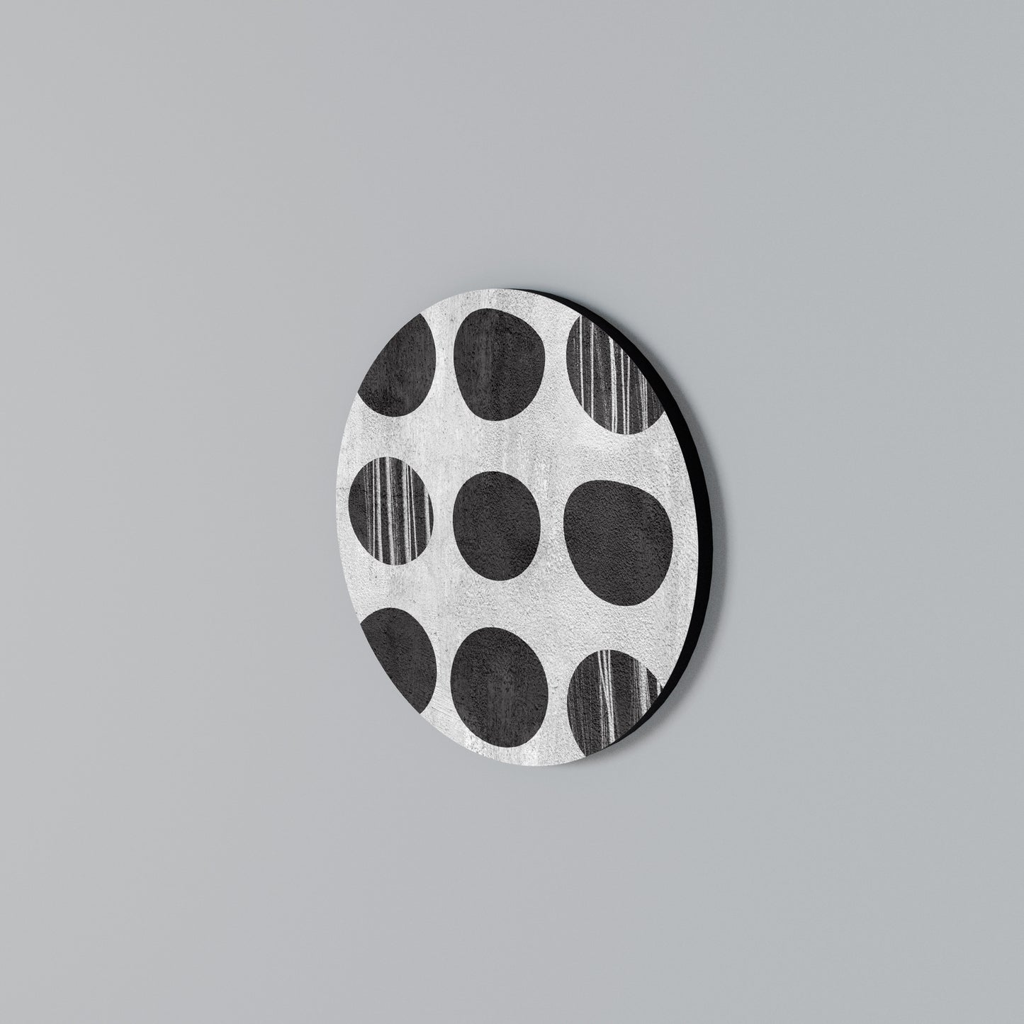 GHOSTLY GRADIENTS Round Wall Art