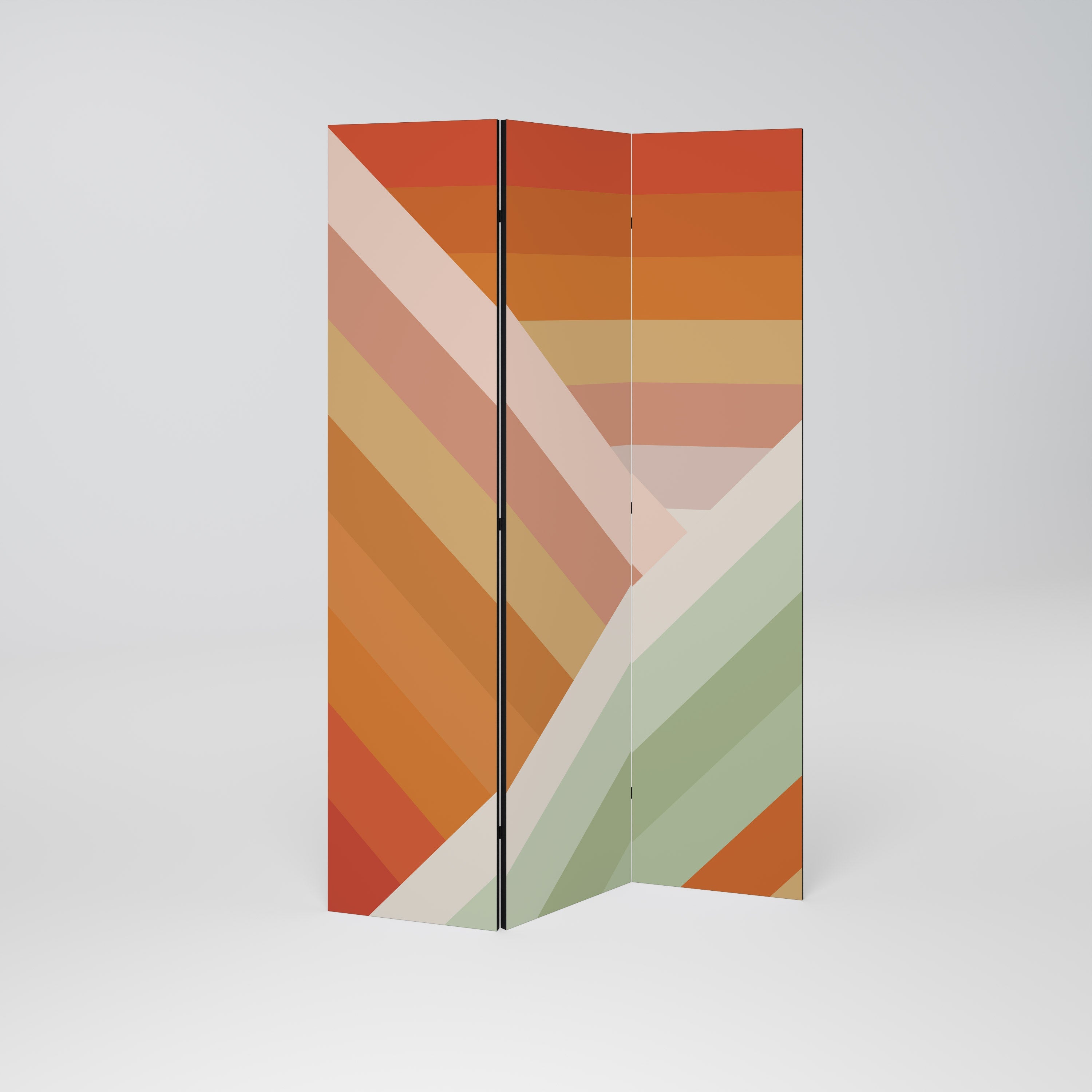 GRADIENT PICKS Dekorativer 3-teiliger Raumteiler