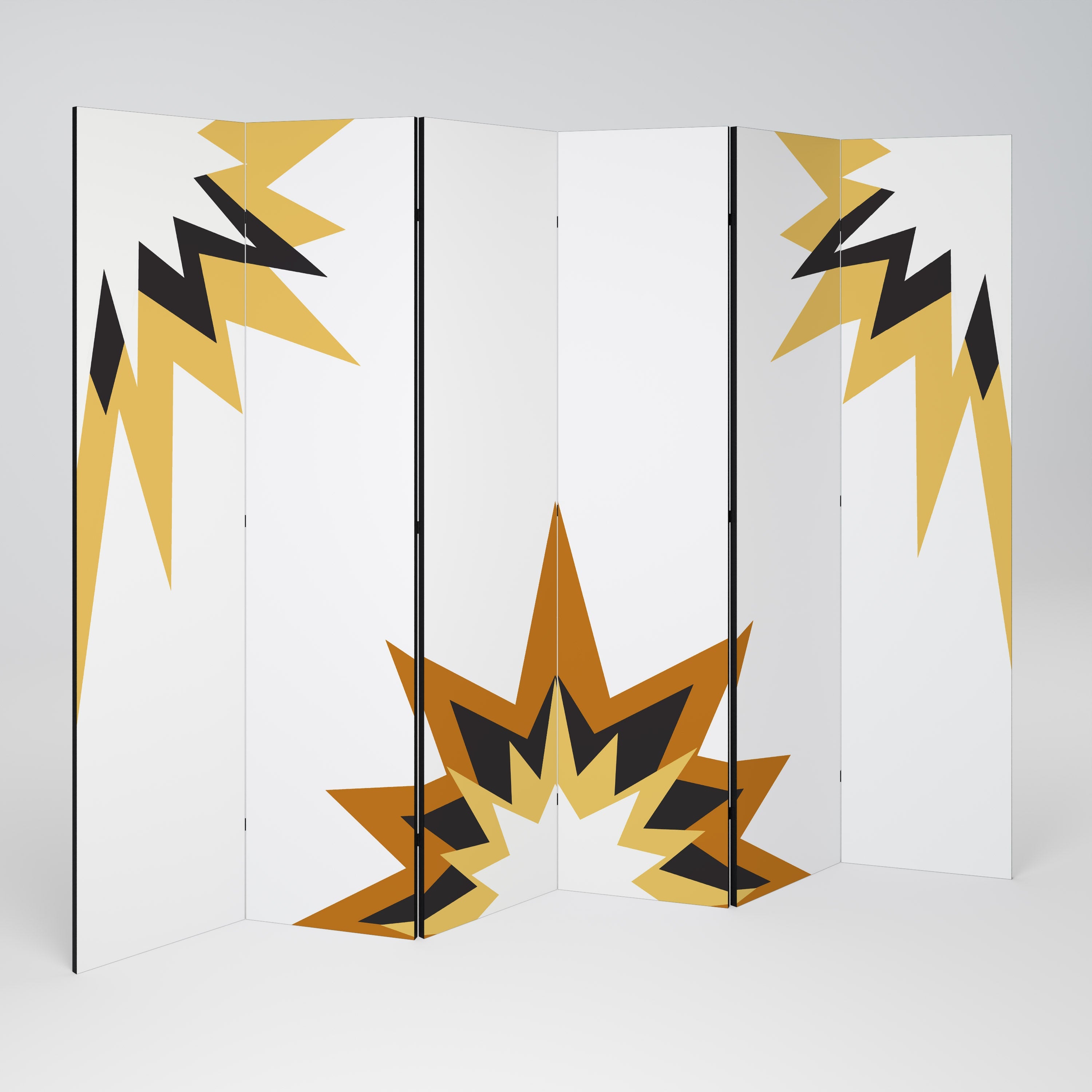 EXPLOSIVE HARMONY Dekorativer 6-teiliger Raumteiler