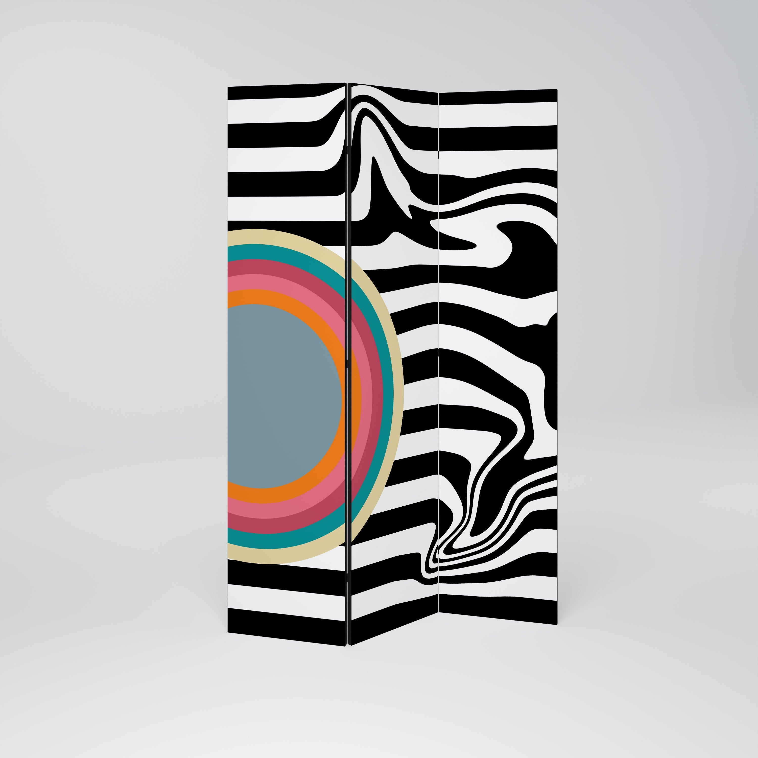 SPECTRA SHOWCASE Dekorativer 3-teiliger Raumteiler