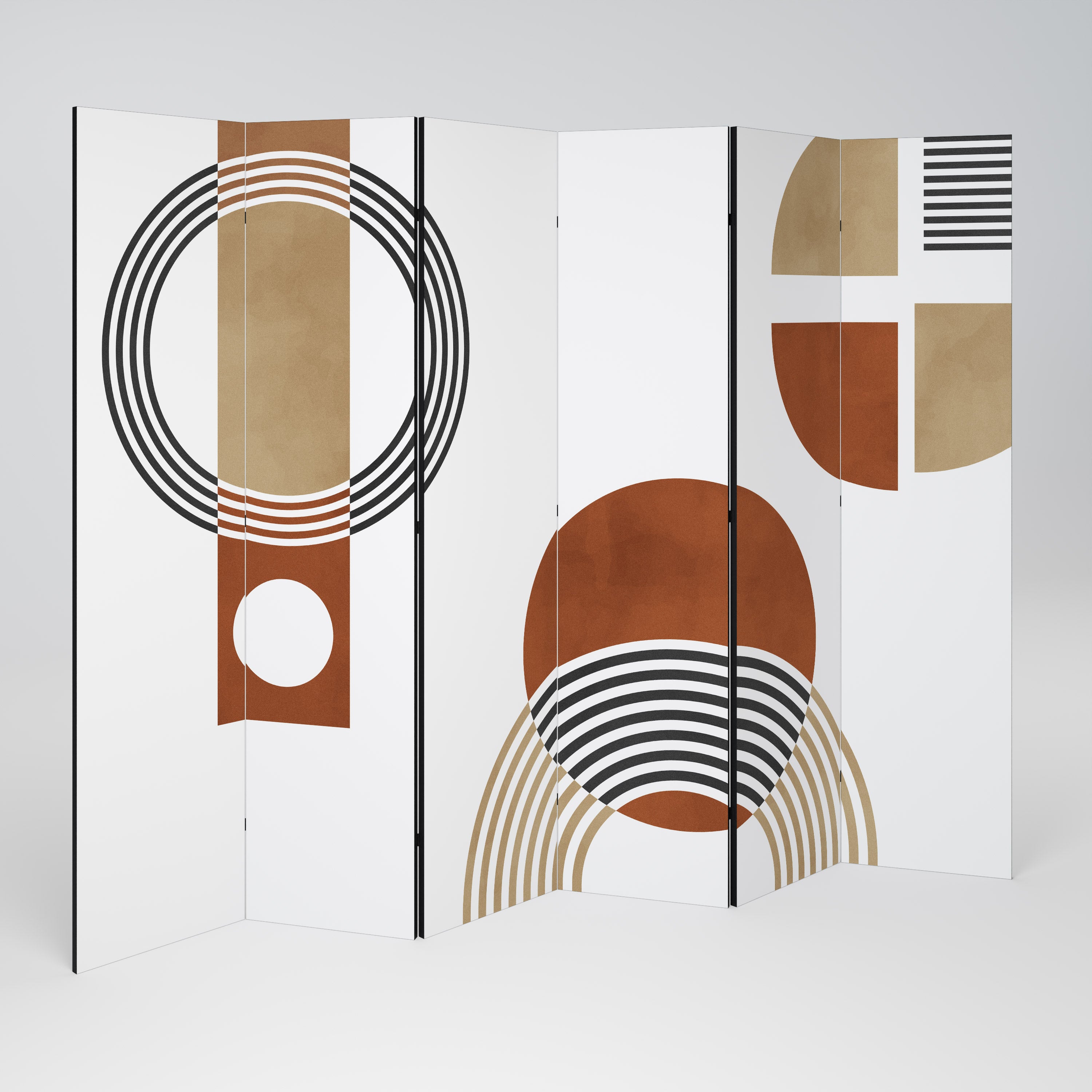 SPACE AROUND Dekorativer 6-teiliger Raumteiler