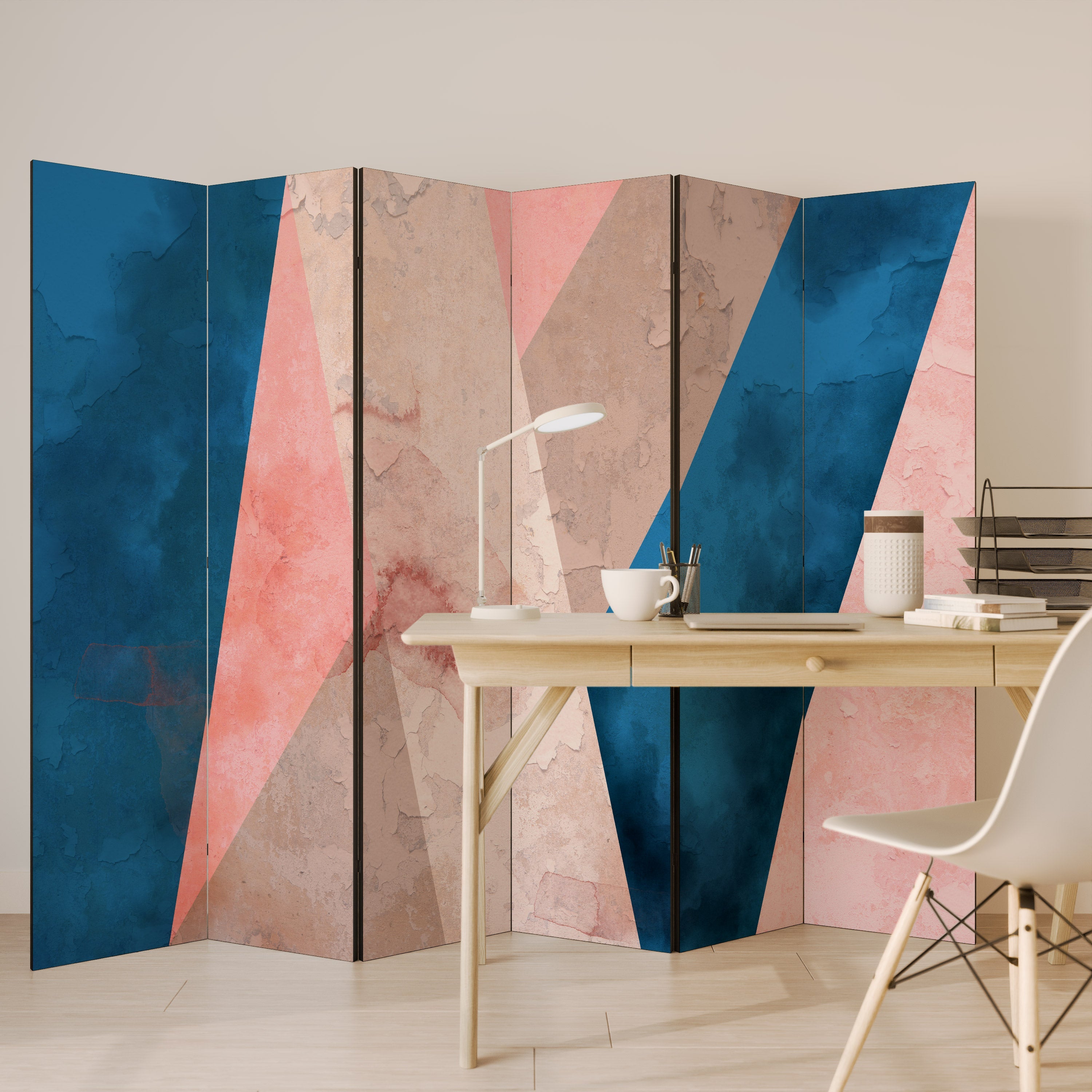PEONY INTERIOR Dekorativer 6-teiliger Raumteiler