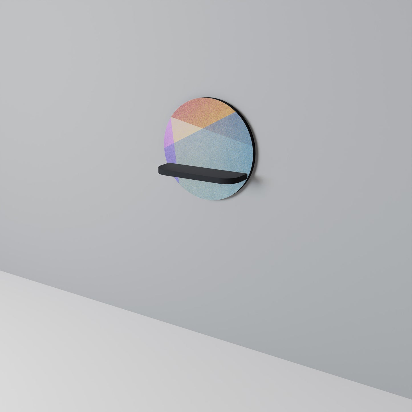 BRIGHT GEOMETRY Art Shelf