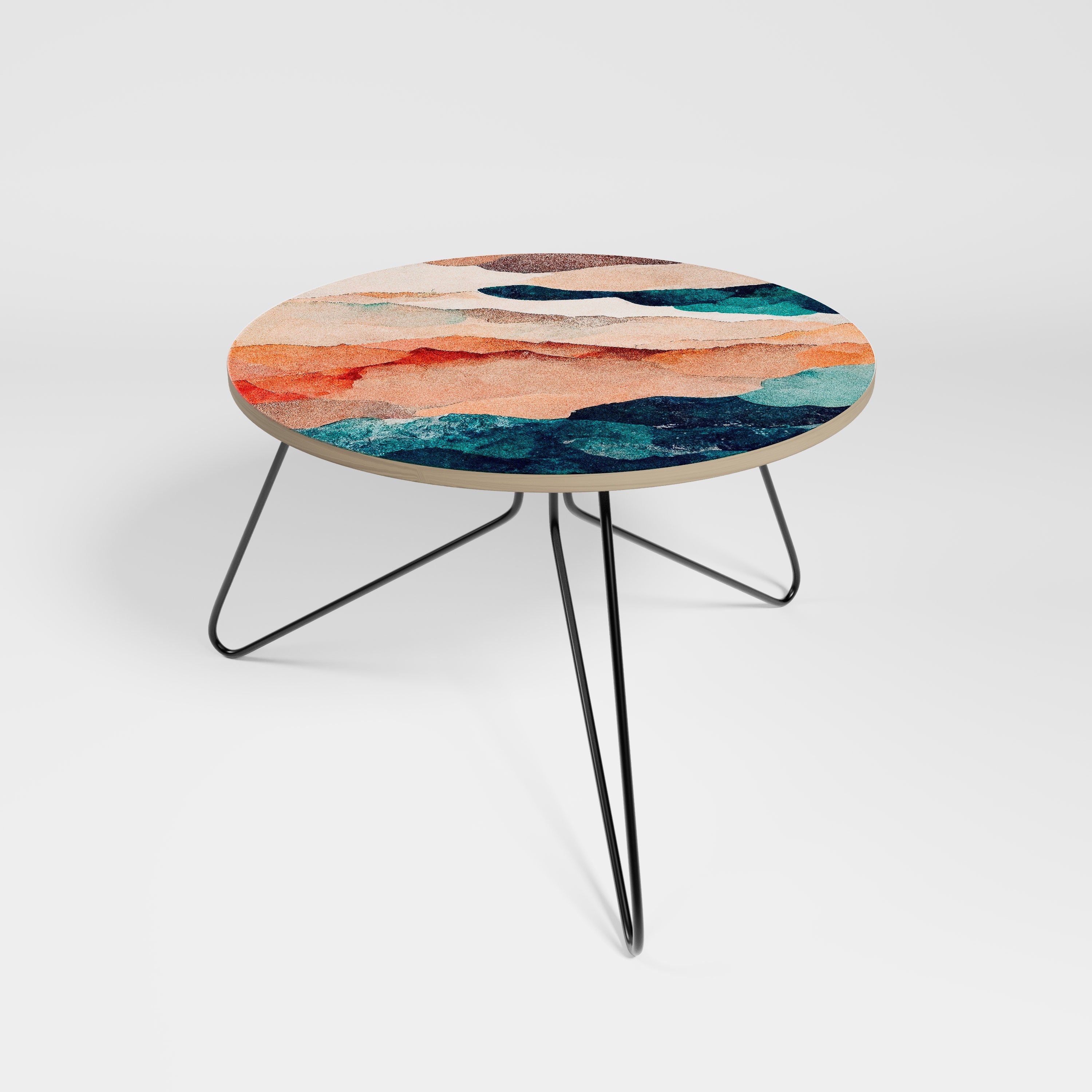 ABSTRACT LANDSCAPE Couchtisch 60