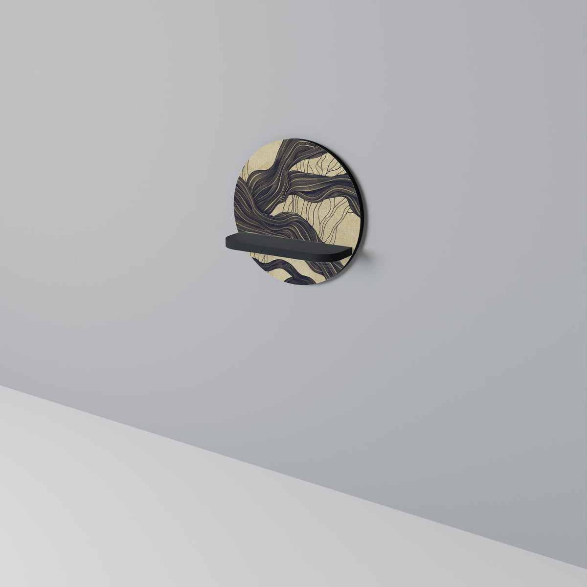 UNIFIED FRAGMENTS Dekoratives Wandregal