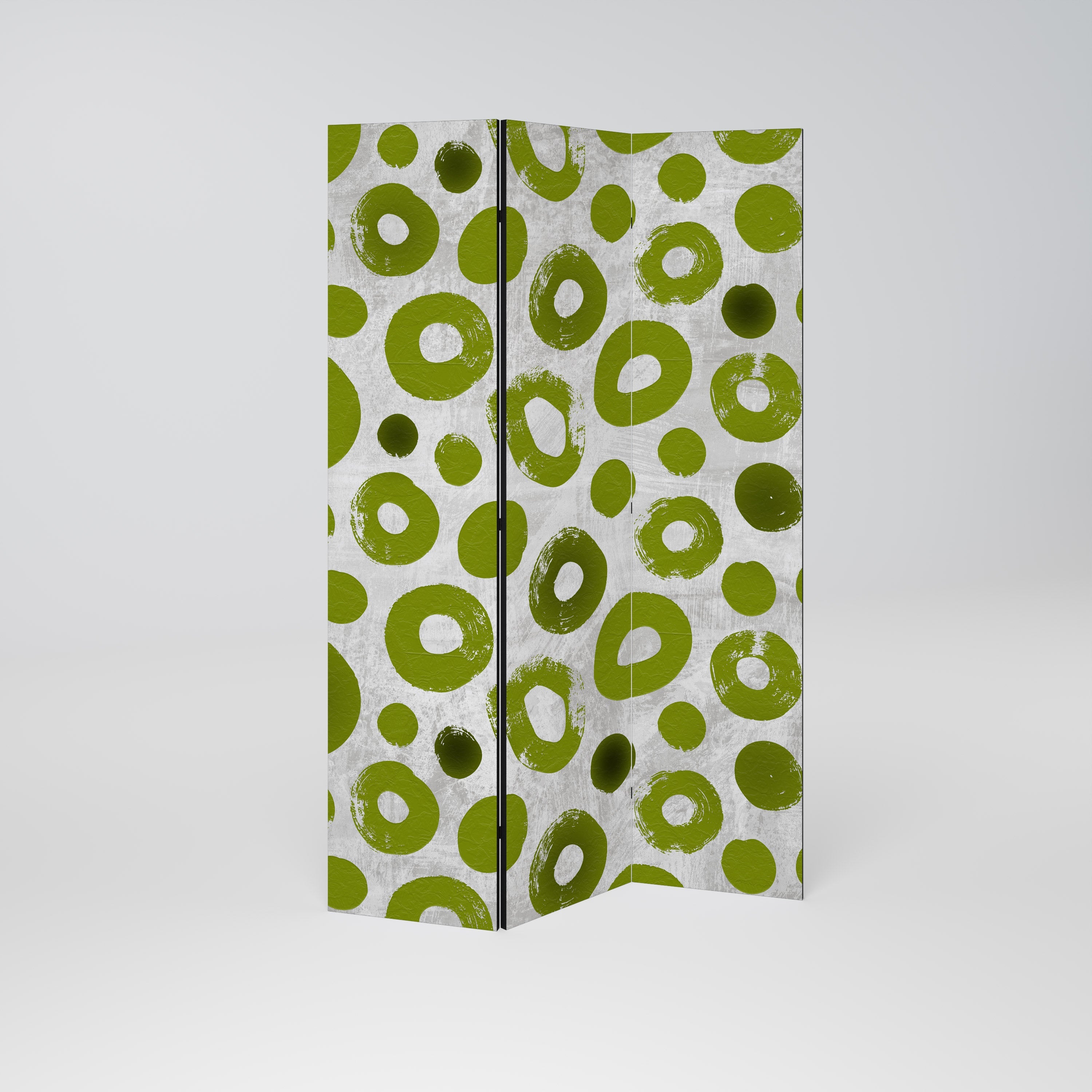 GREEN RHAPSODY Dekorativer 3-teiliger Raumteiler