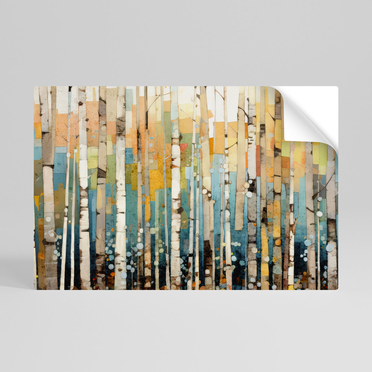 BIRCH KALEIDOSCOPE Selbstklebendes Horizontal-Poster